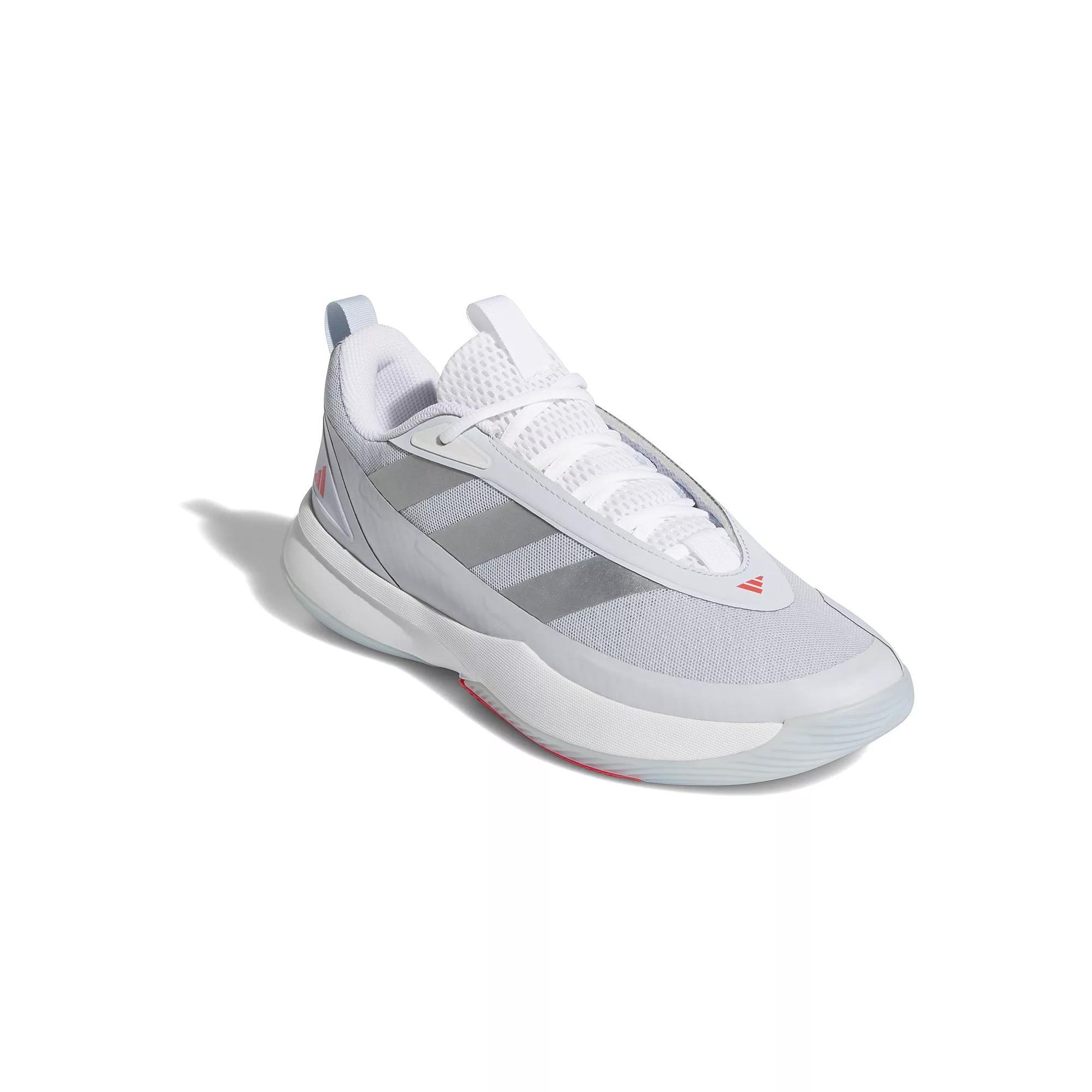 adidas Subzone Men's Basketball Shoes, Size: 10.5, Blue Silver White Product Image