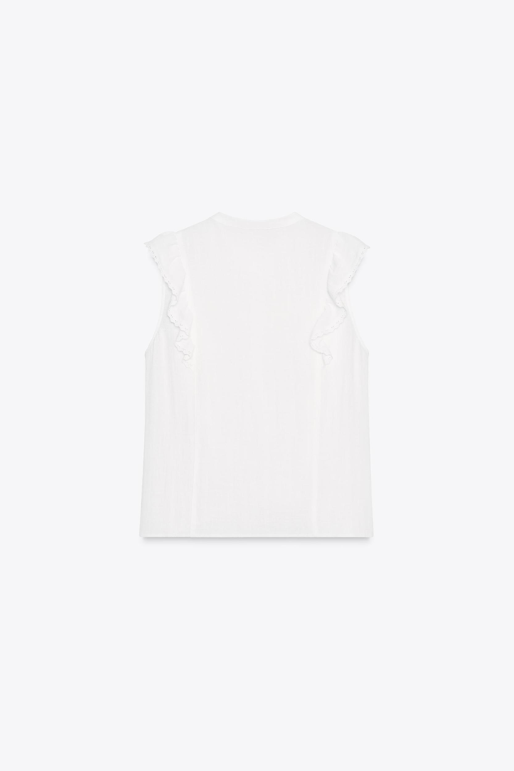 RUFFLED ROMANTIC BLOUSE Product Image