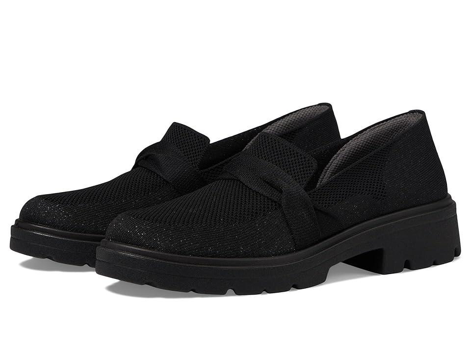 LifeStride Muse Bow Women's Slip-on Loafers, Size: 8, Black Knit Product Image