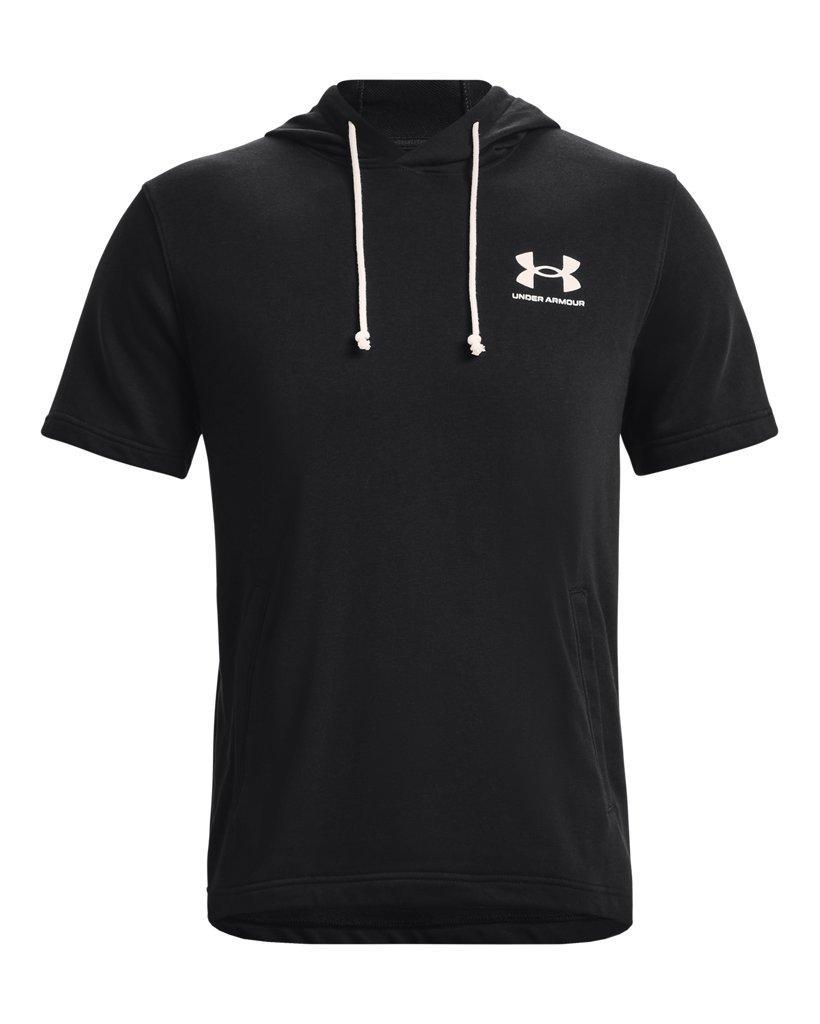 UA Rival Terry Mens Short Sleeve Hoodie Product Image