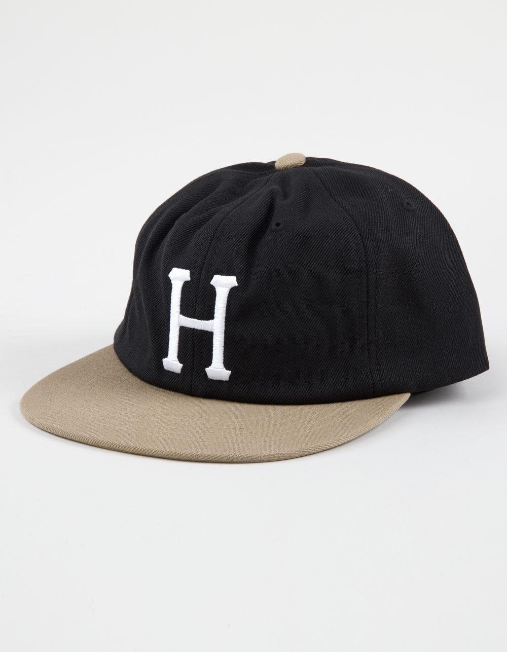 HUF Classic H 6 Panel Strapback Hat - GREEN Product Image