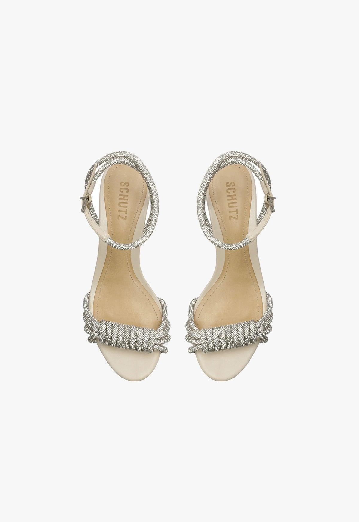Jewell Mid Block Leather Sandal Product Image