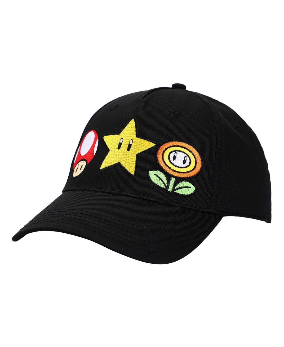 Mens Super Mario Brothers Power-Ups Baseball Cap Product Image