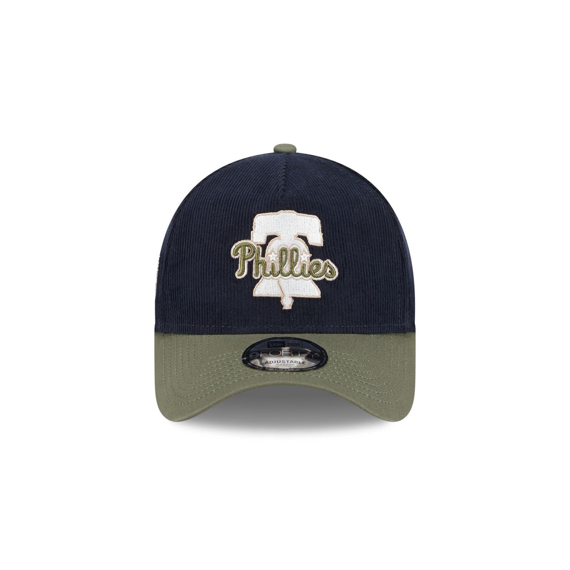 Philadelphia Phillies Navy 9FORTY A-Frame Snapback Hat Male Product Image