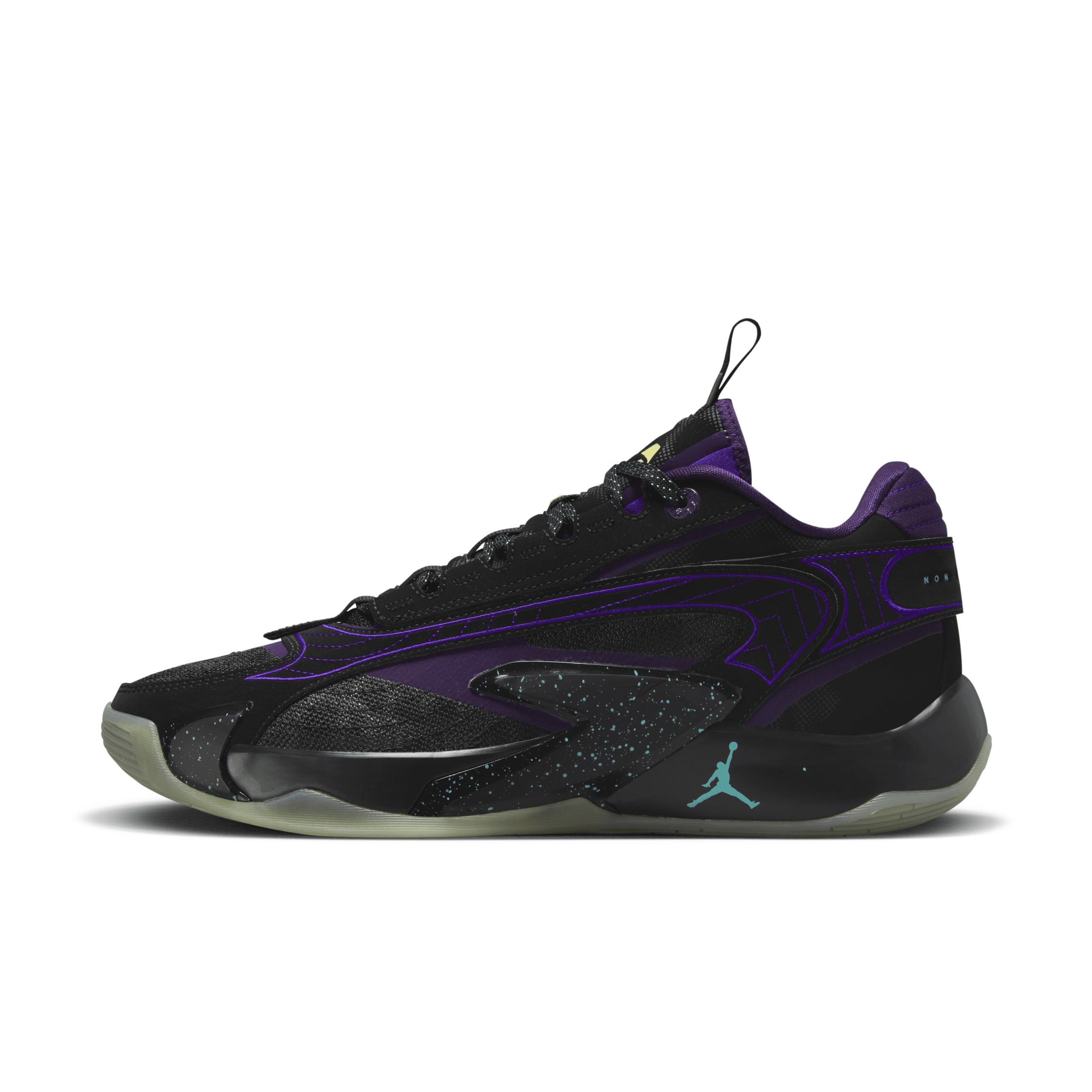Jordan Boys Michael Jordan Jordan Luka 2 - Boys Grade School Basketball Shoes Bright Mango/Barely Green/Black Product Image