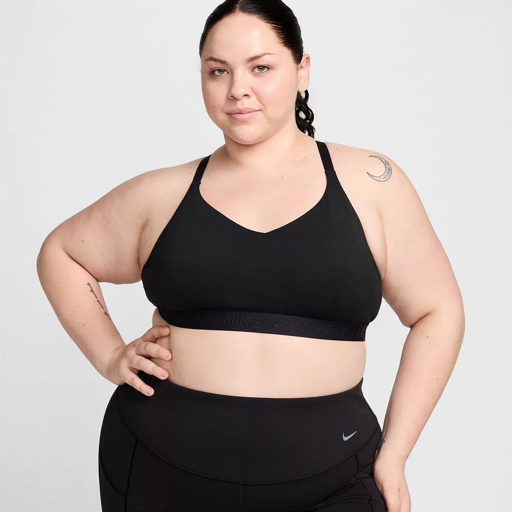 Plus Size Nike Indy Light Support Padded Sports Bra, Women's, Size: 1XL, Black Product Image