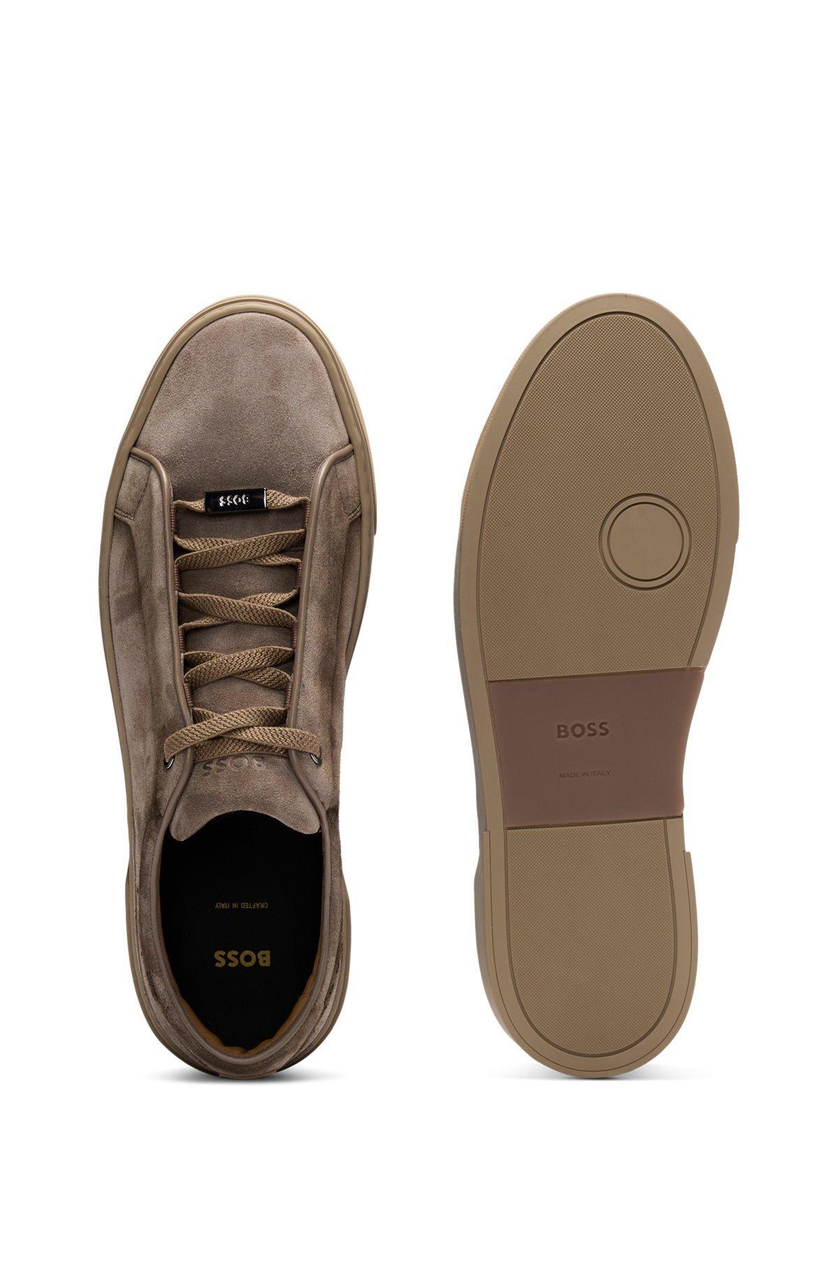 Gary low-top trainers in suede Product Image