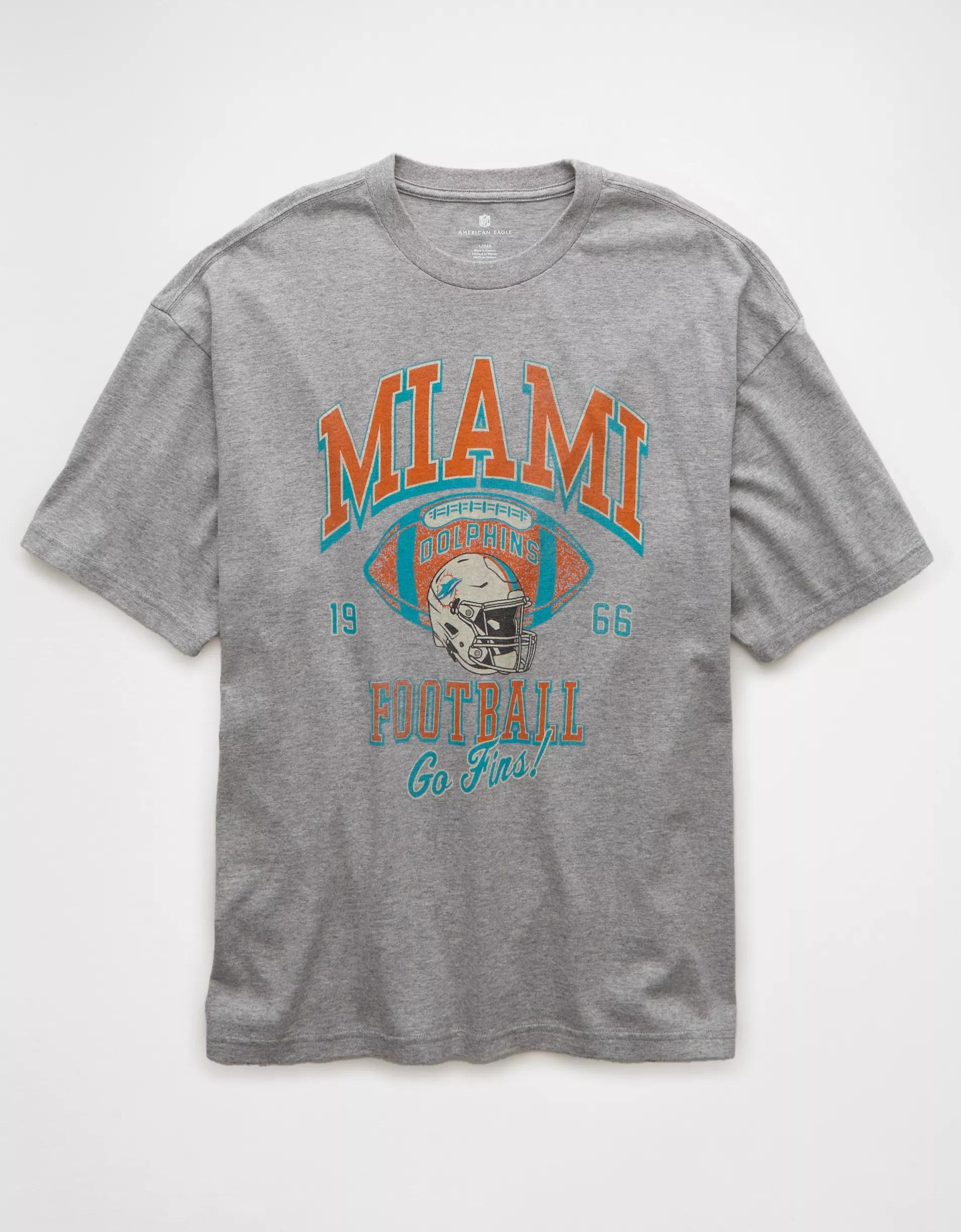 AE Boxy NFL Miami Dolphins Graphic T-Shirt Product Image