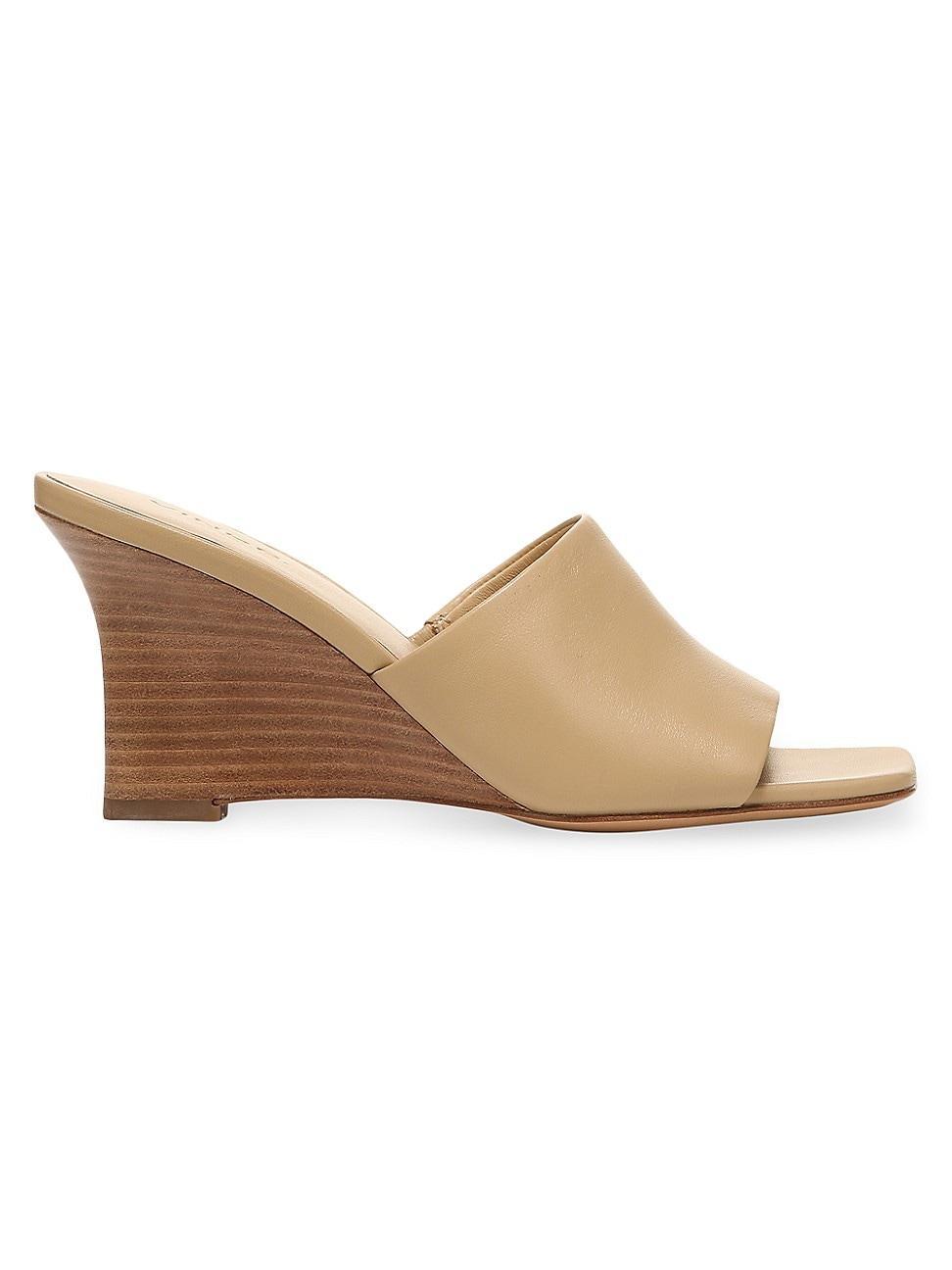 Womens Pia 75MM Leather Wedge Sandals Product Image