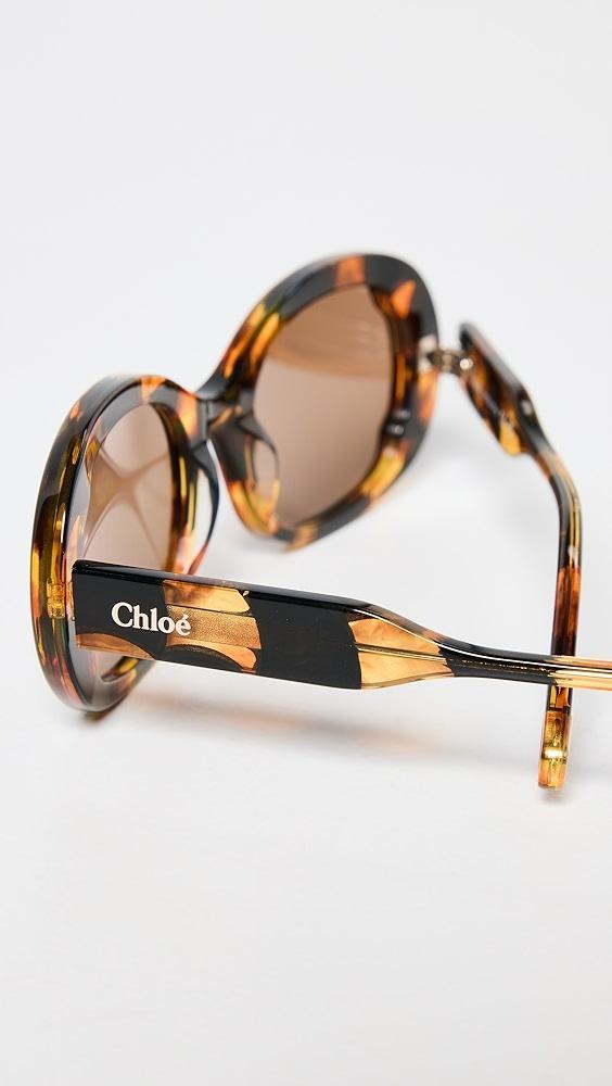 Chloé Oval Sunglasses | Shopbop Product Image