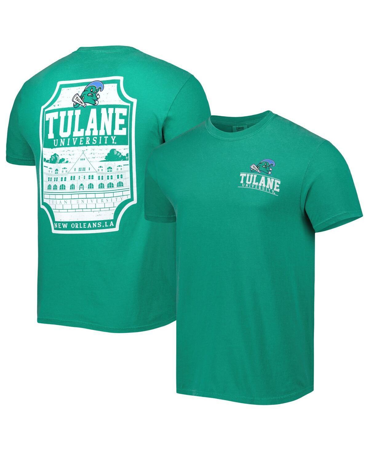 Men's Green Tulane Green Wave Logo Campus Icon T-Shirt, Size: XL, Nc2 Green Product Image