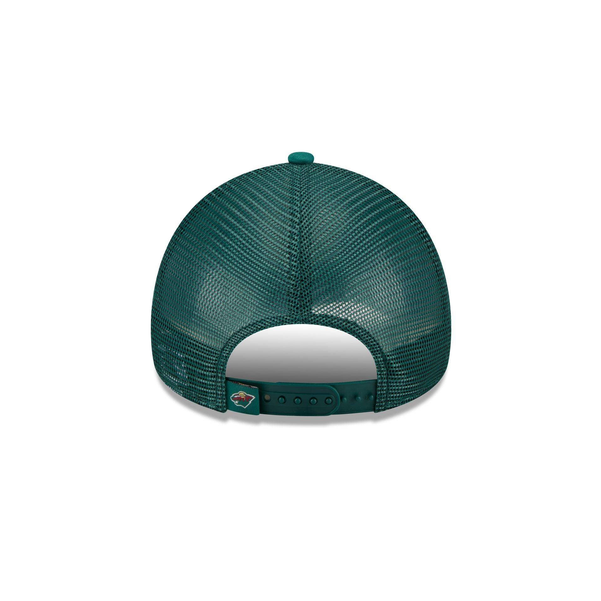 Minnesota Wild Distressed 9FORTY A-Frame Trucker Hat Male Product Image
