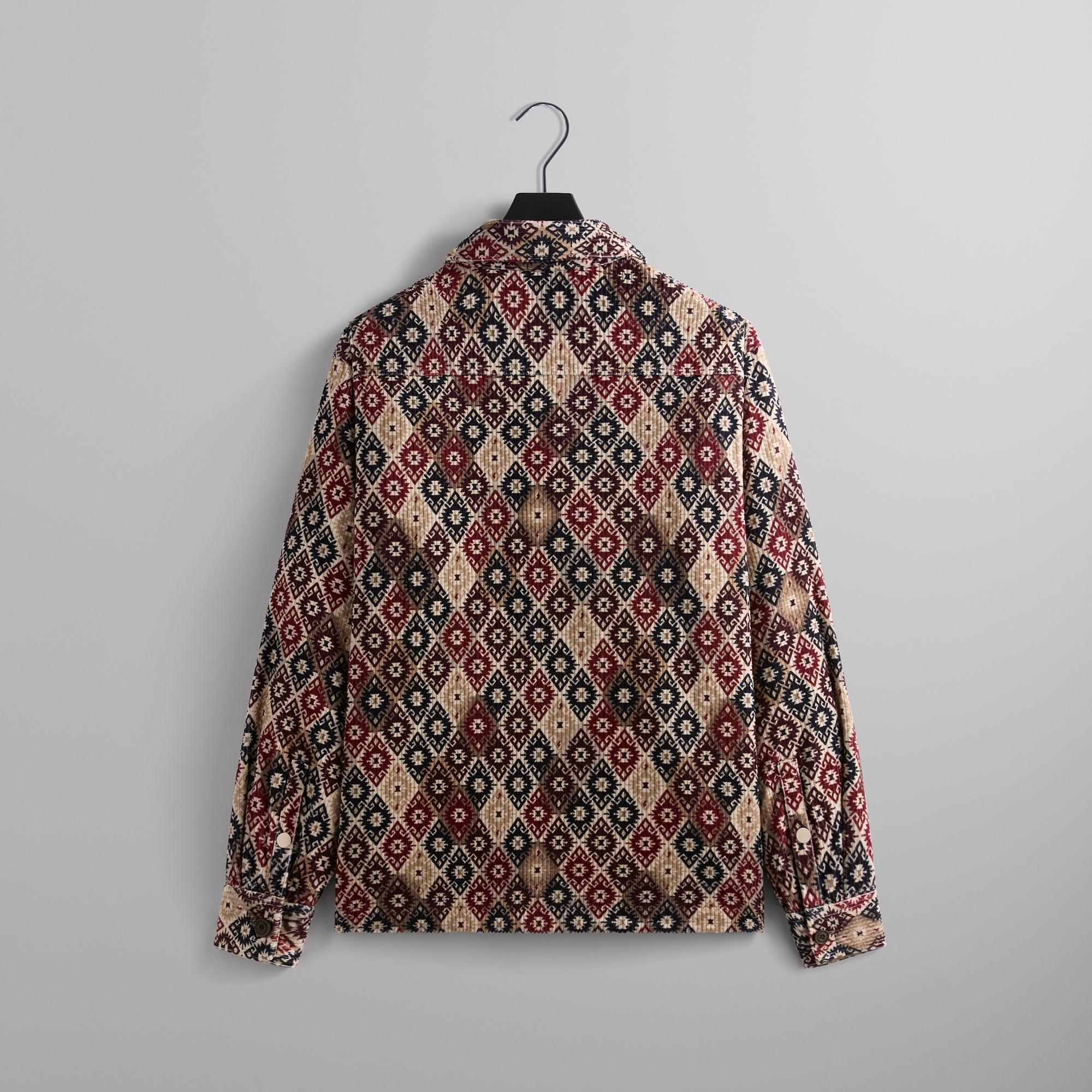Kith Kilim Mosaic Brixton Puffed Shirt Jacket - Waffle Male Product Image