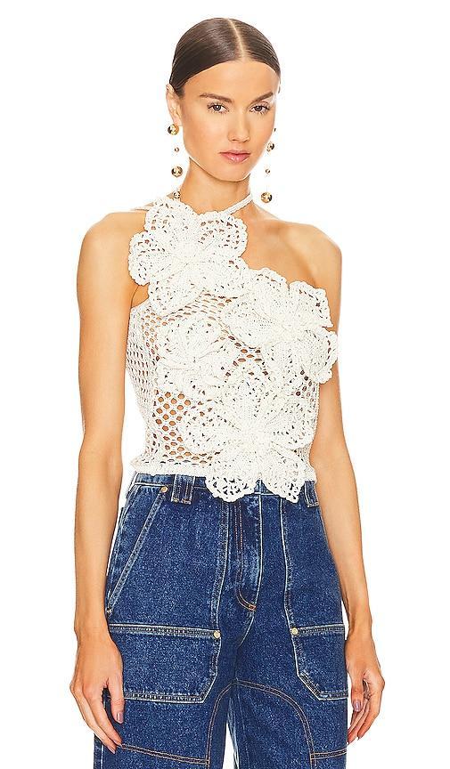 Cult Gaia Nazanin Crochet Top Size L, M, S, XS. Product Image
