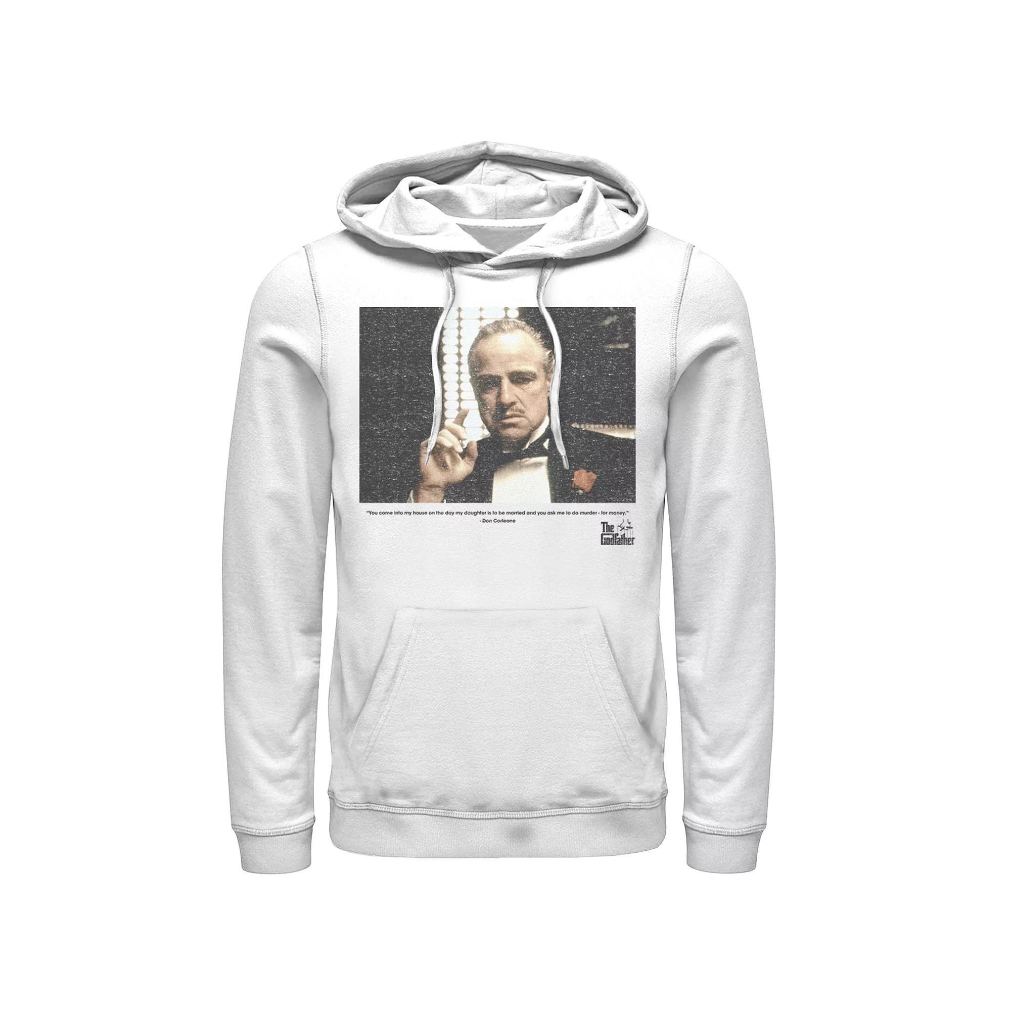 Men's The Godfather The Don Hoodie, Size: Medium, White Product Image