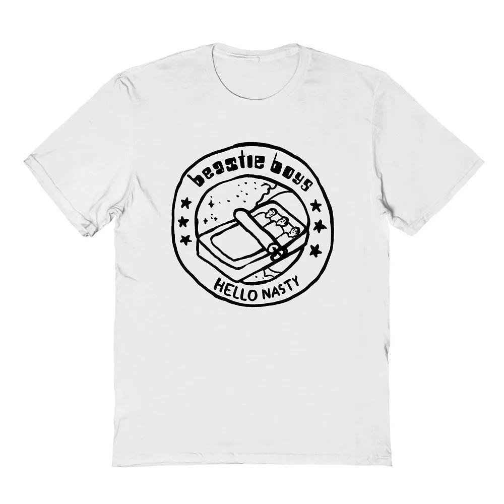 Men's Beastie Boys Hello Nasty Circle Graphic Tee, Size: XXL, White Product Image