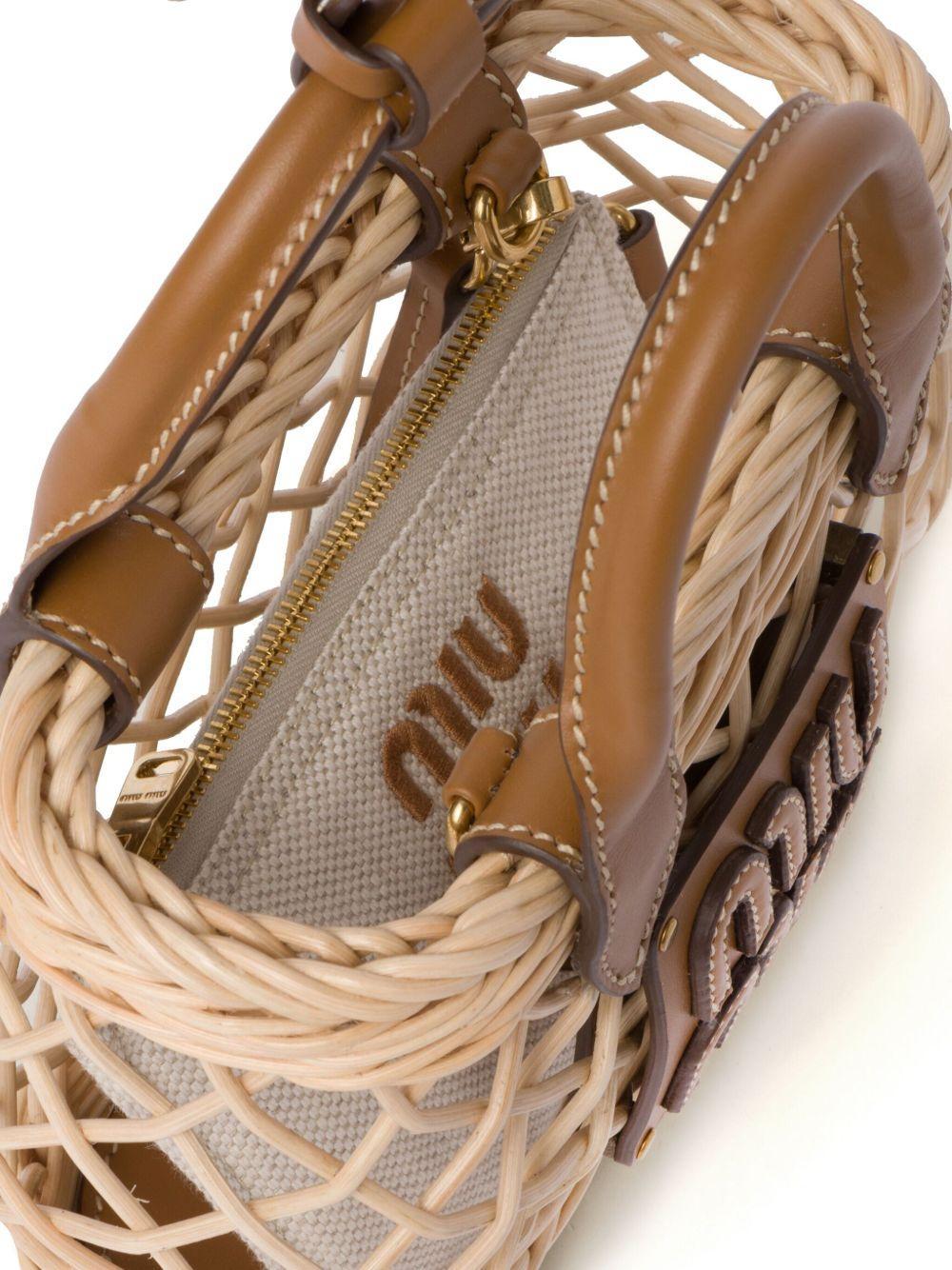 woven basket tote bag Product Image