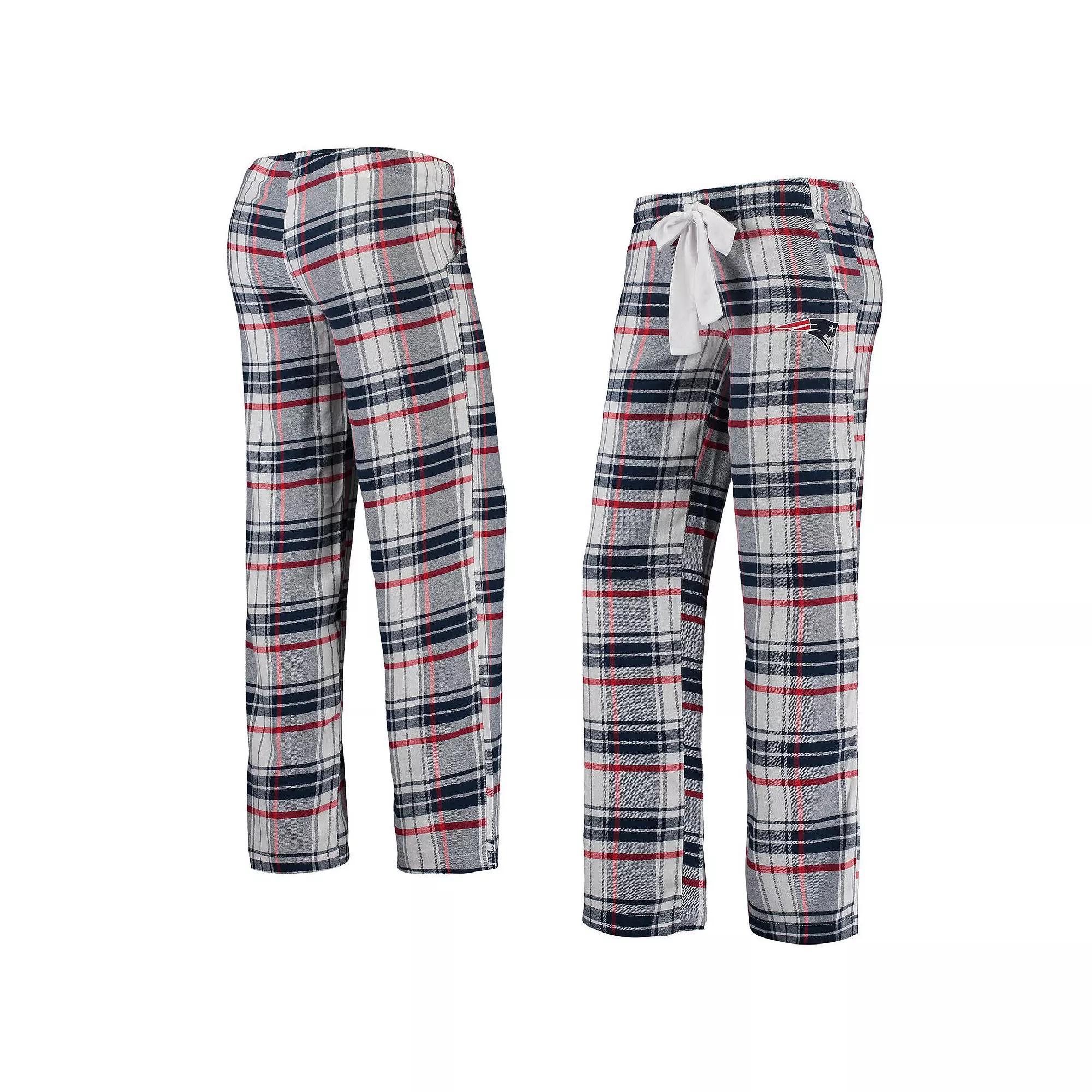 Women's Concepts Sport Navy/Red New England Patriots Accolade Flannel Pants, Size: 2XL, Blue Product Image