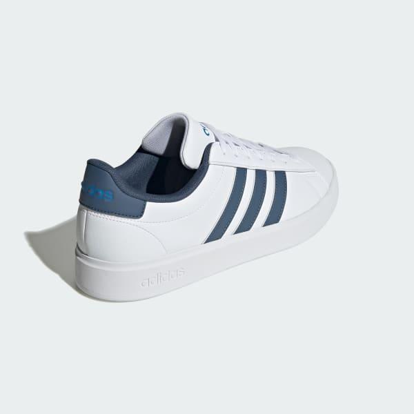 adidas Grand Court Shoes Cloud White 8 Mens Product Image