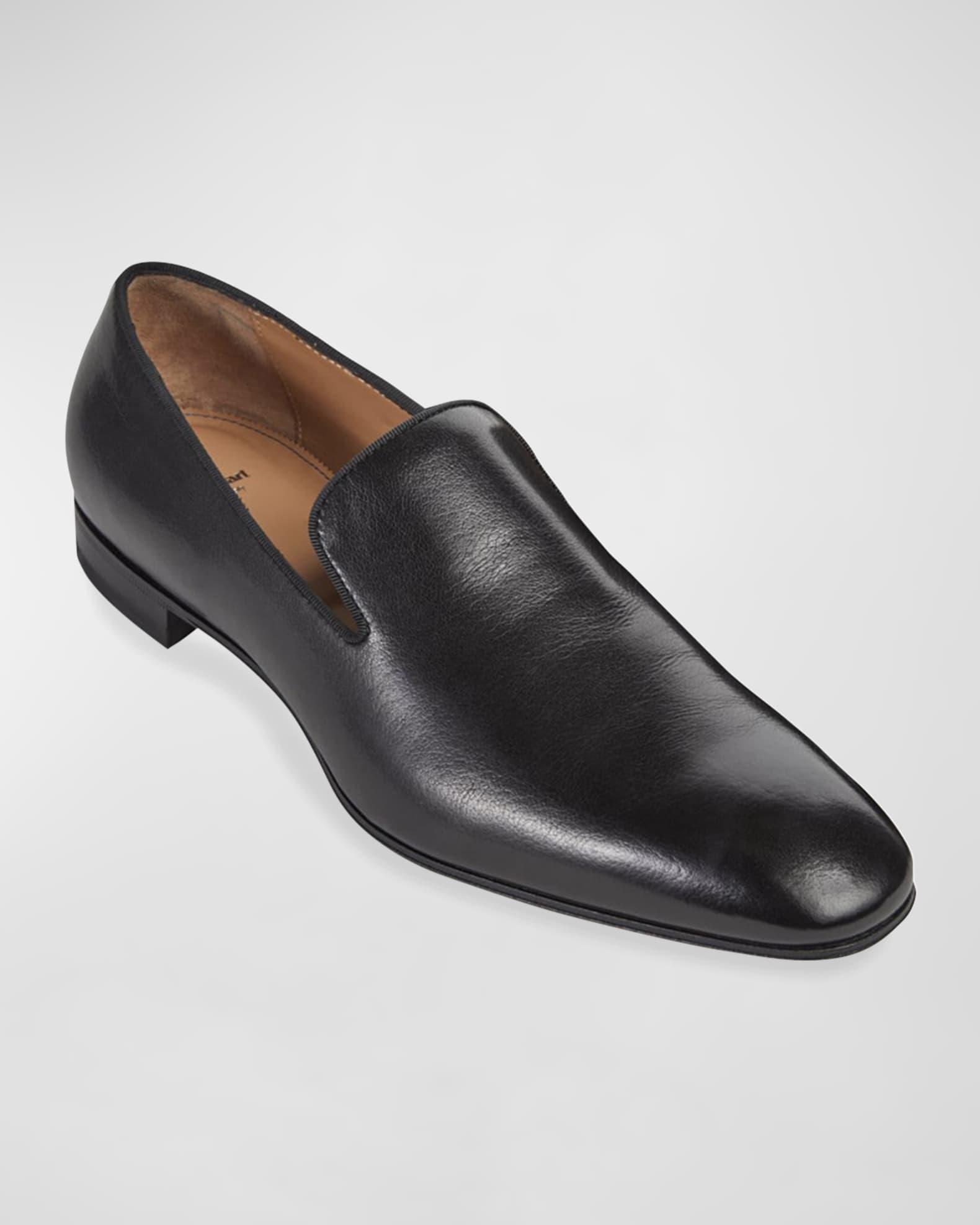 Men's Simon Suede Crisscross Penny Loafers Product Image