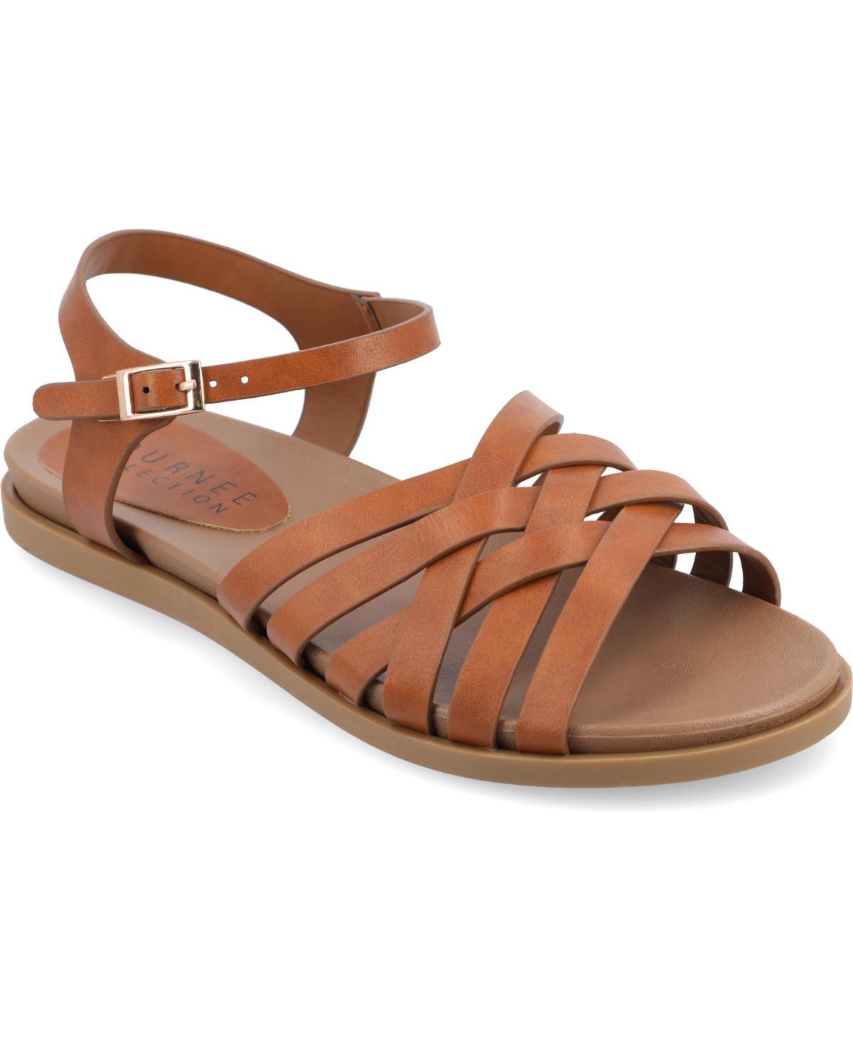 Journee Kimmie Women's Sandals, Size: 6.5, Brown Product Image