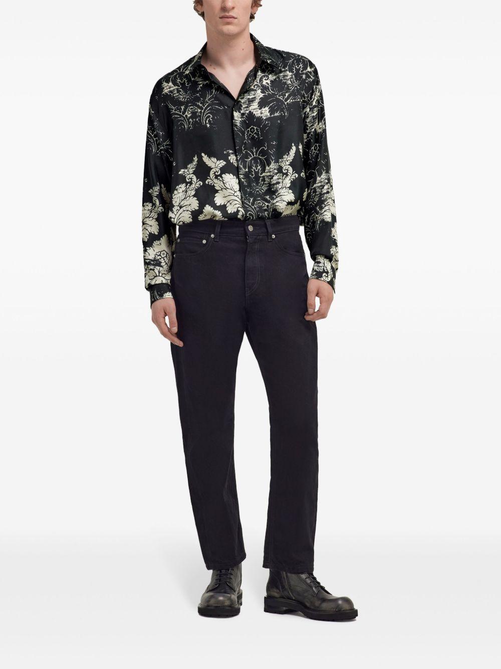 broccato-print shirt Product Image