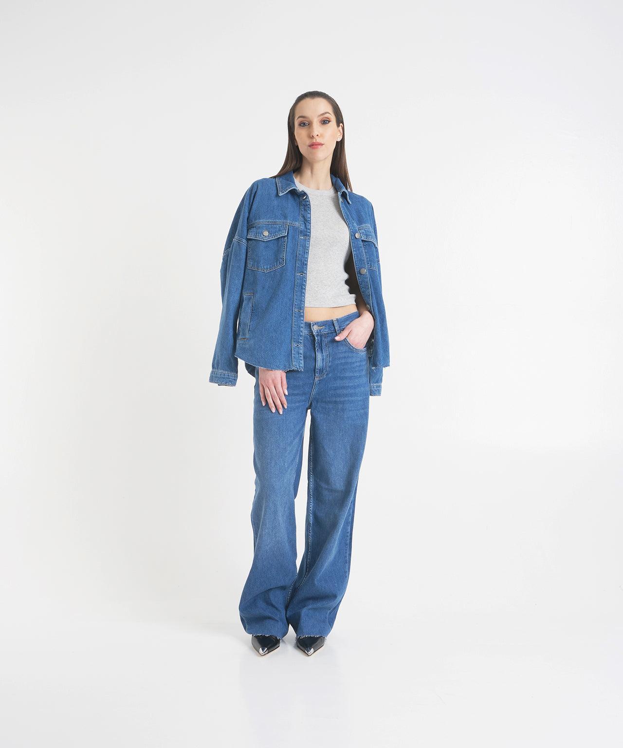 Overshirt jacket in denim Product Image
