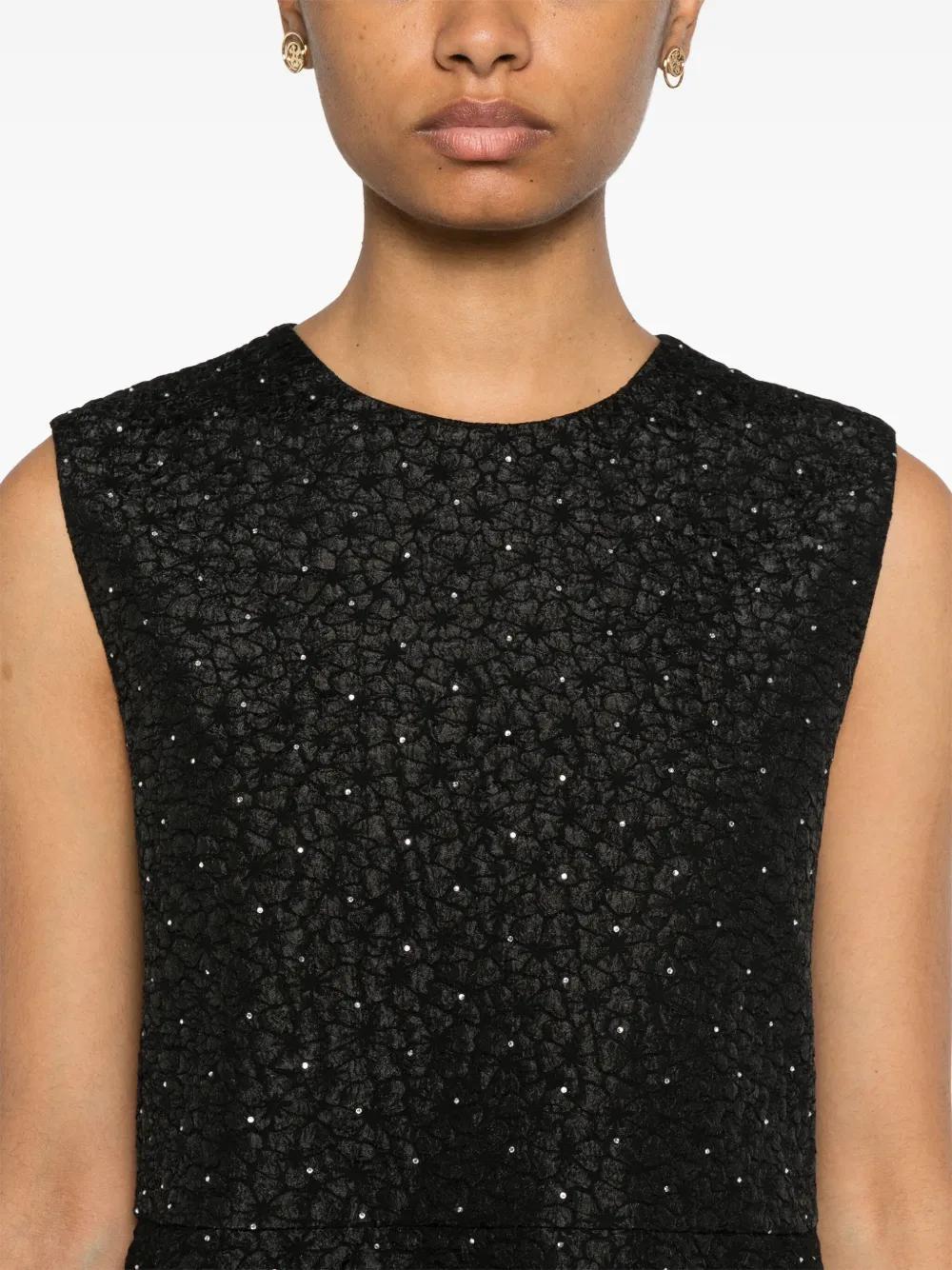 rhinestone-embellished mini dress Product Image