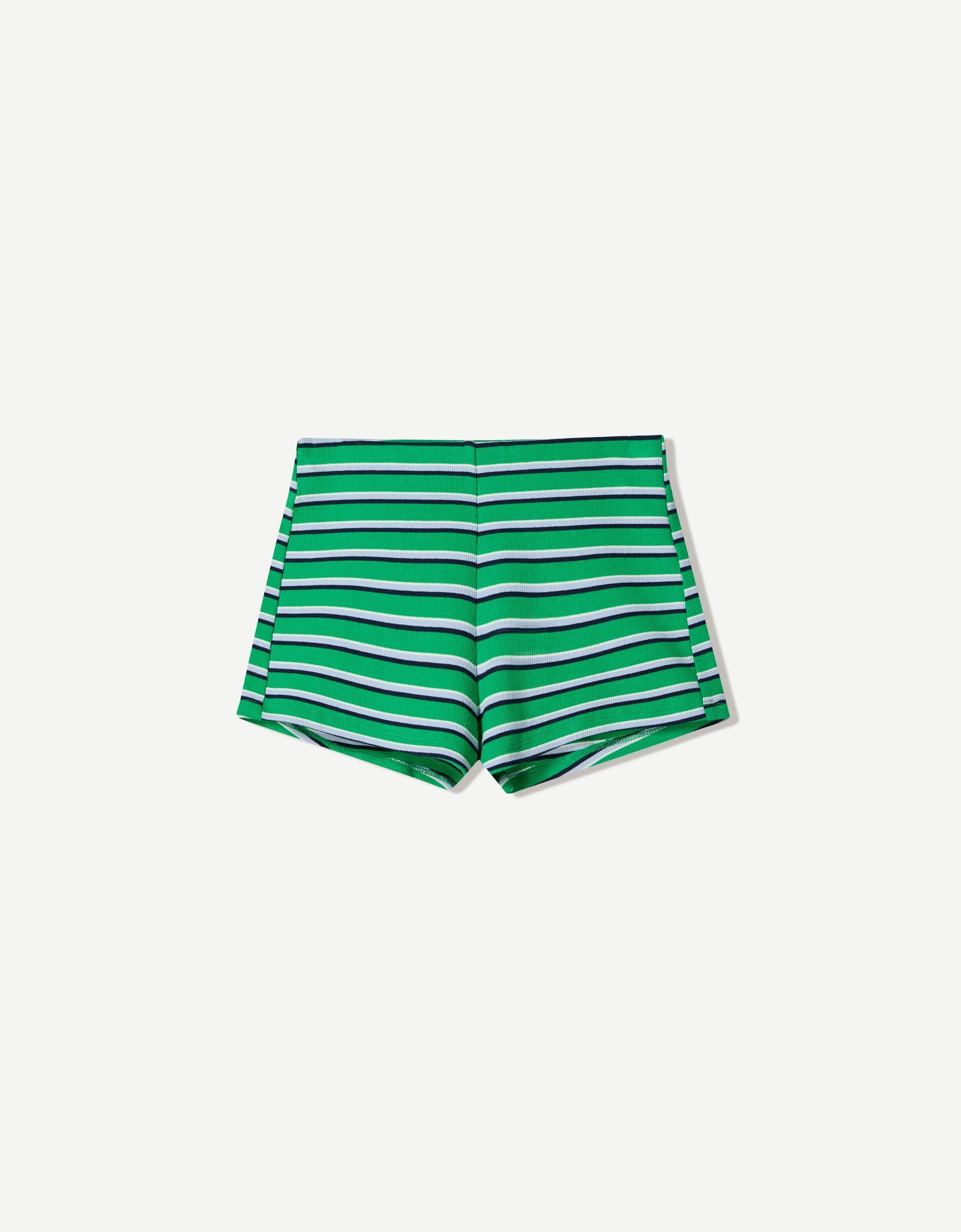 Striped rustic shorts Product Image