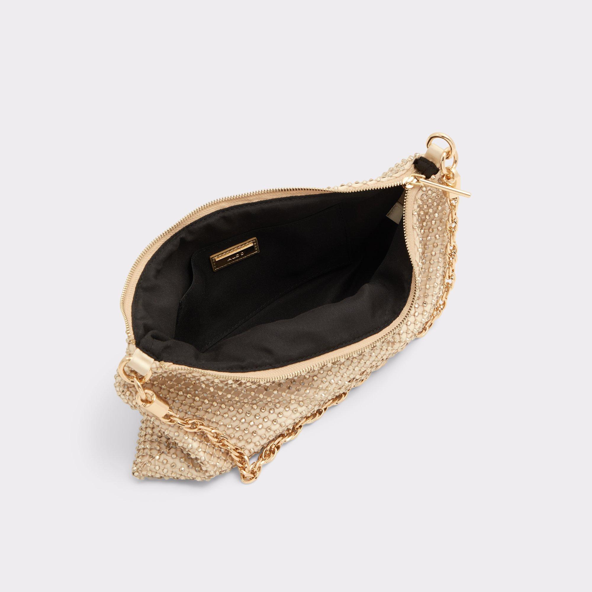 ALDO Darlingsidex - Women's Shoulder Bag Handbag - Gold Product Image