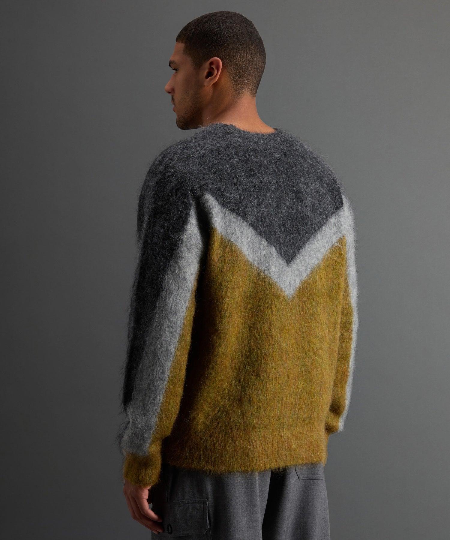 Todd Snyder X Woolrich Chevron Mohair Crewneck Product Image