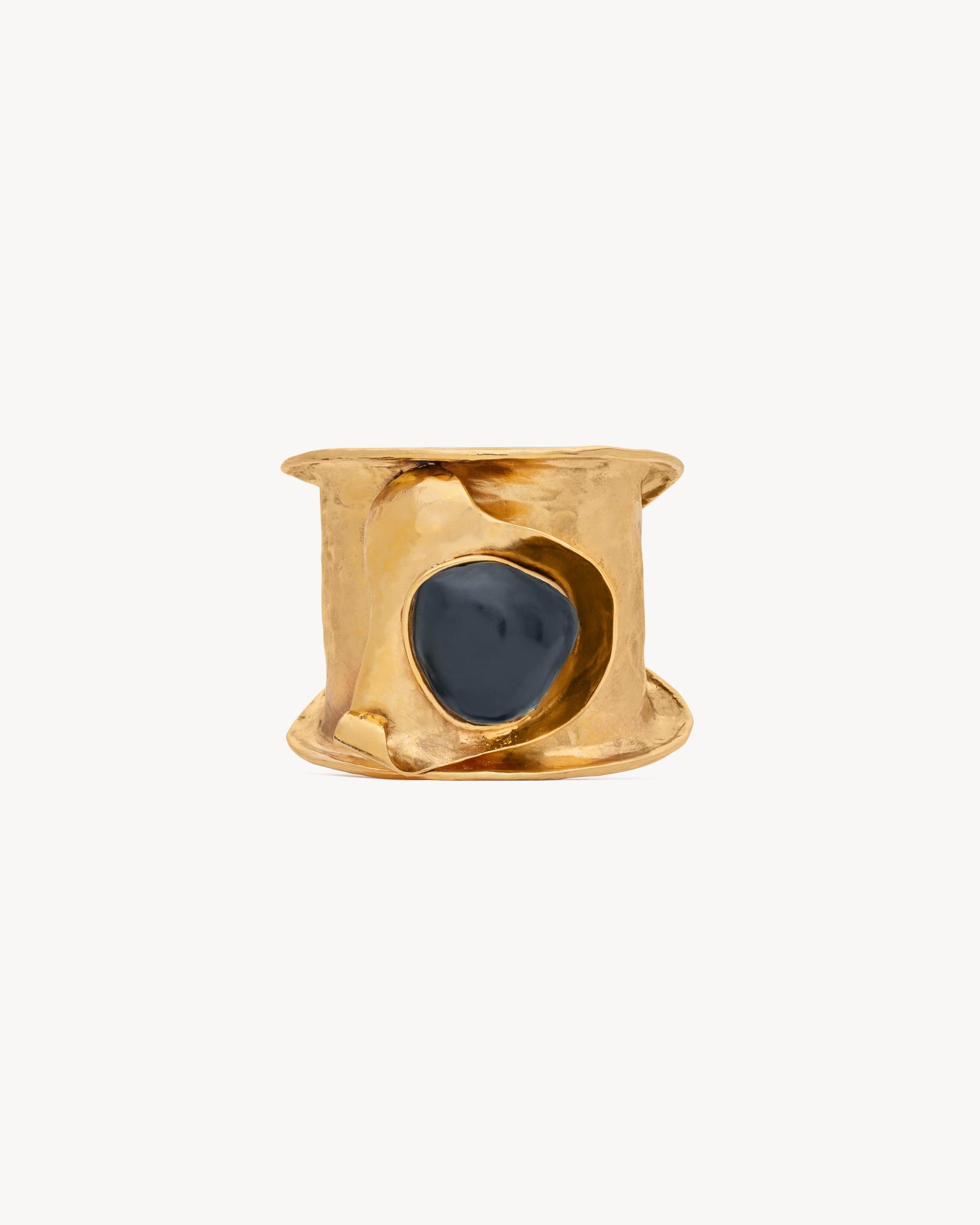 petal cuff in resin and metal Product Image