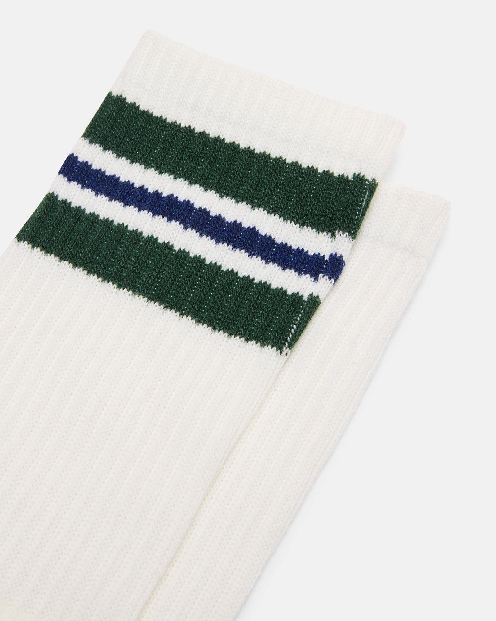 WYNN 2 PACK STRIPE ATHLEISURE SOCKS EGRET Female Product Image