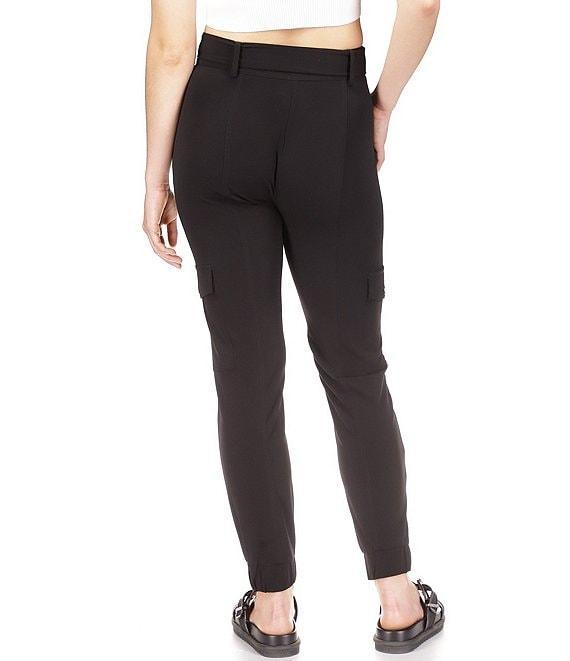 Michael Kors Matte Jersey High Rise Utility Pants Product Image