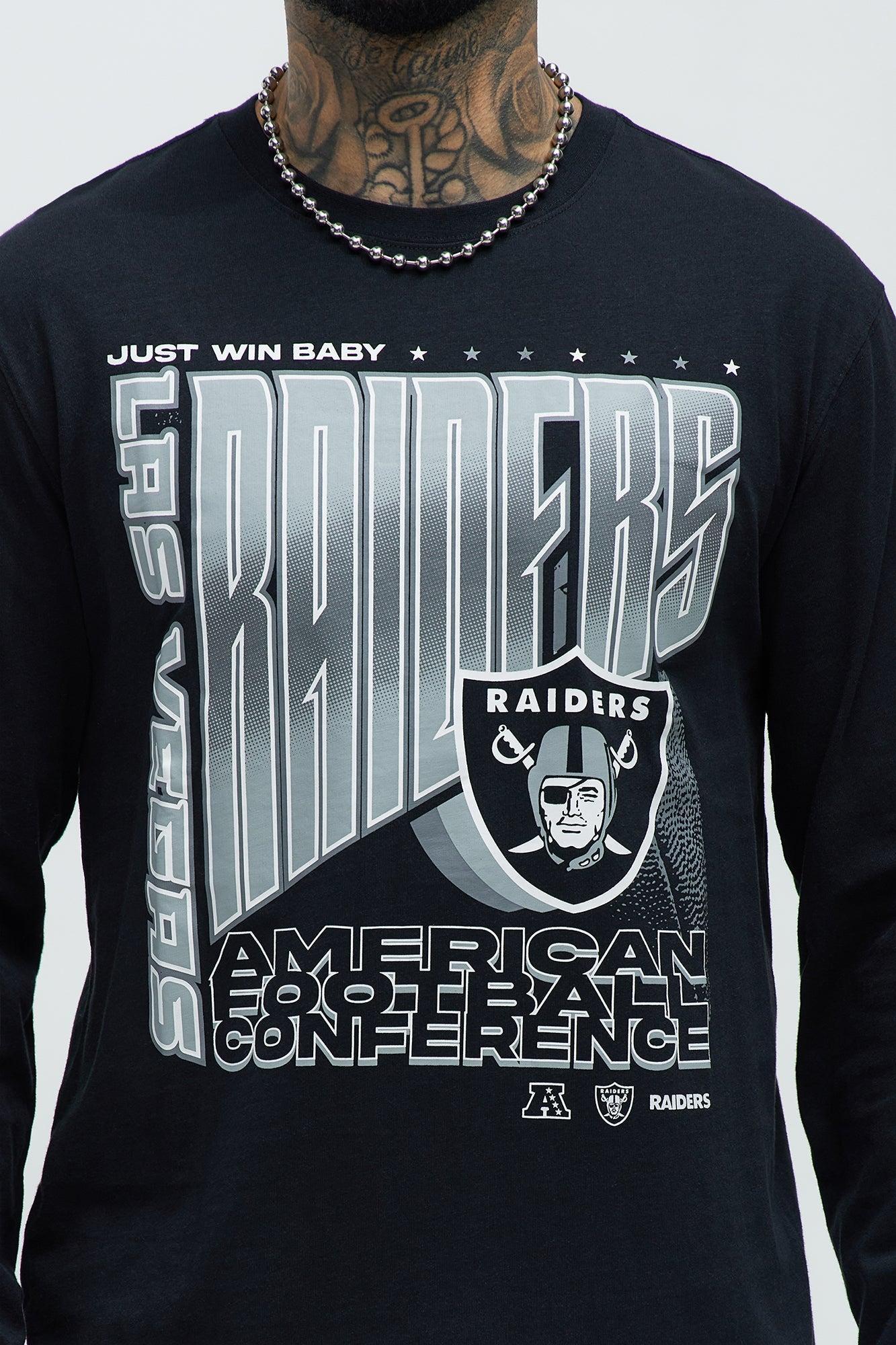Raiders In Orbit Long Sleeve Tee - Black Product Image