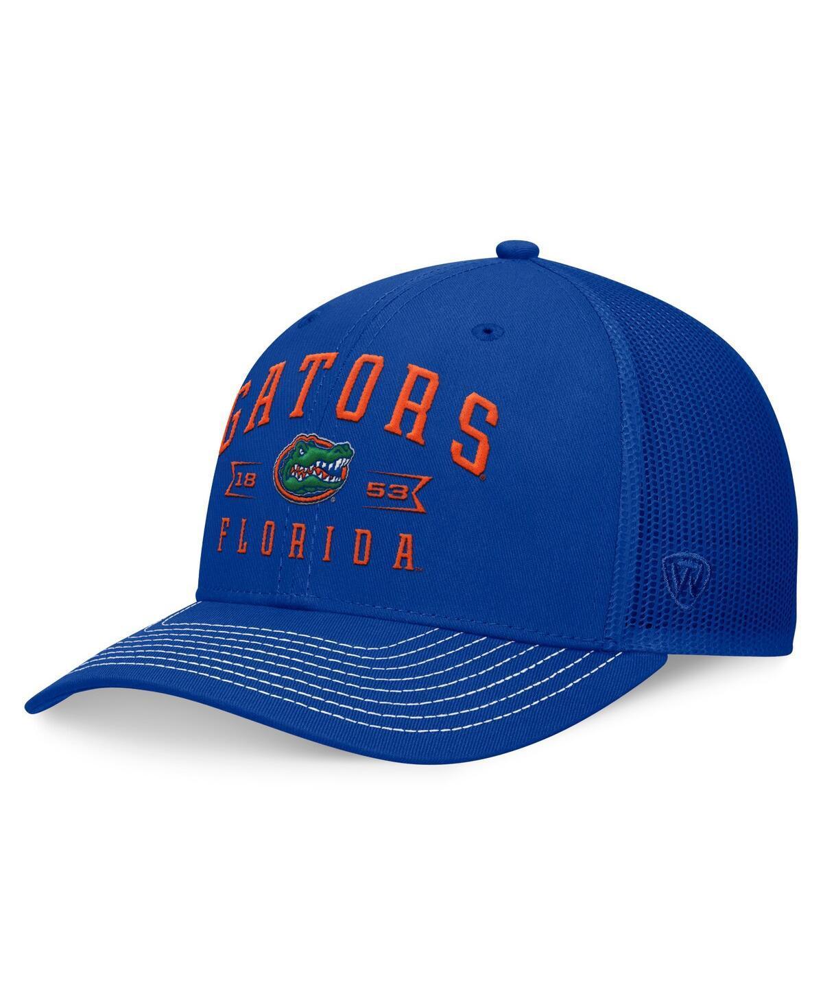 Men's Top of the World Royal Florida Gators Carson Trucker Adjustable Hat, Blue Product Image