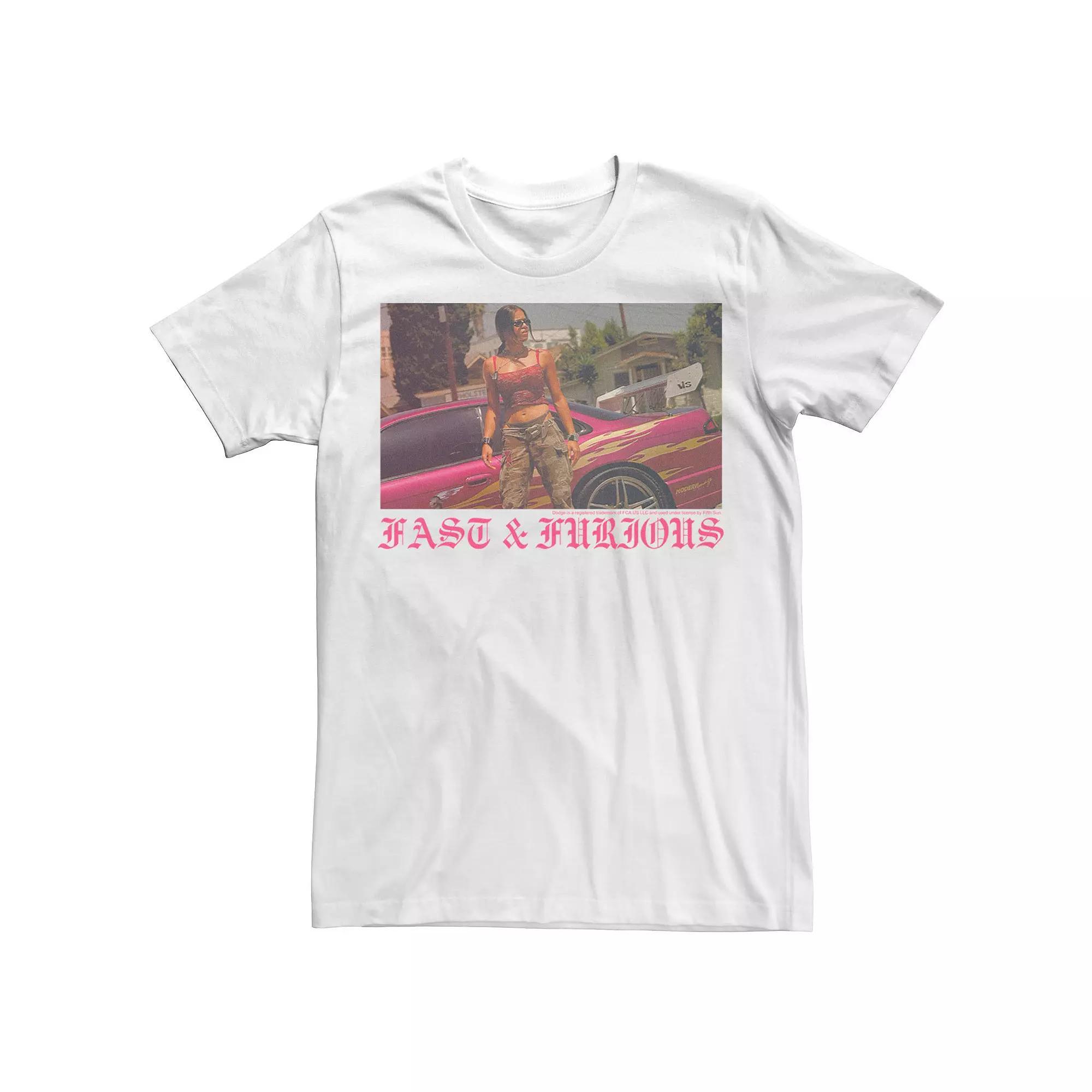 Men's Fast & Furious Pink Letty Ortiz Graphic Tee, Size: XXL, White Product Image