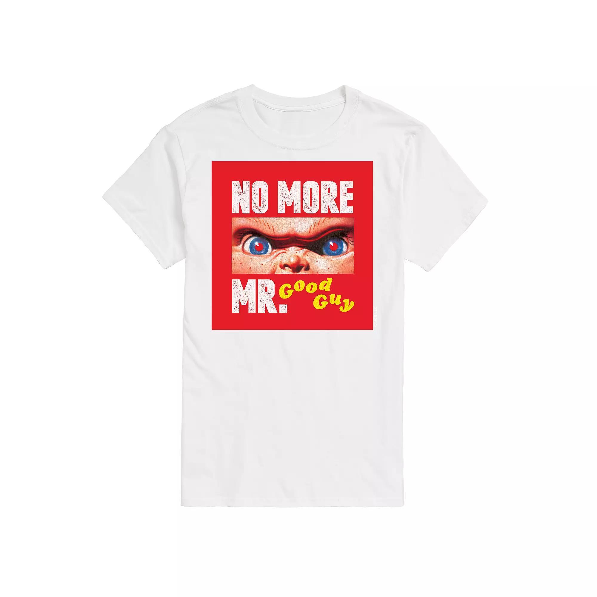 Big & Tall Chucky No More Mr Good Guy Graphic Tee, Mens Product Image