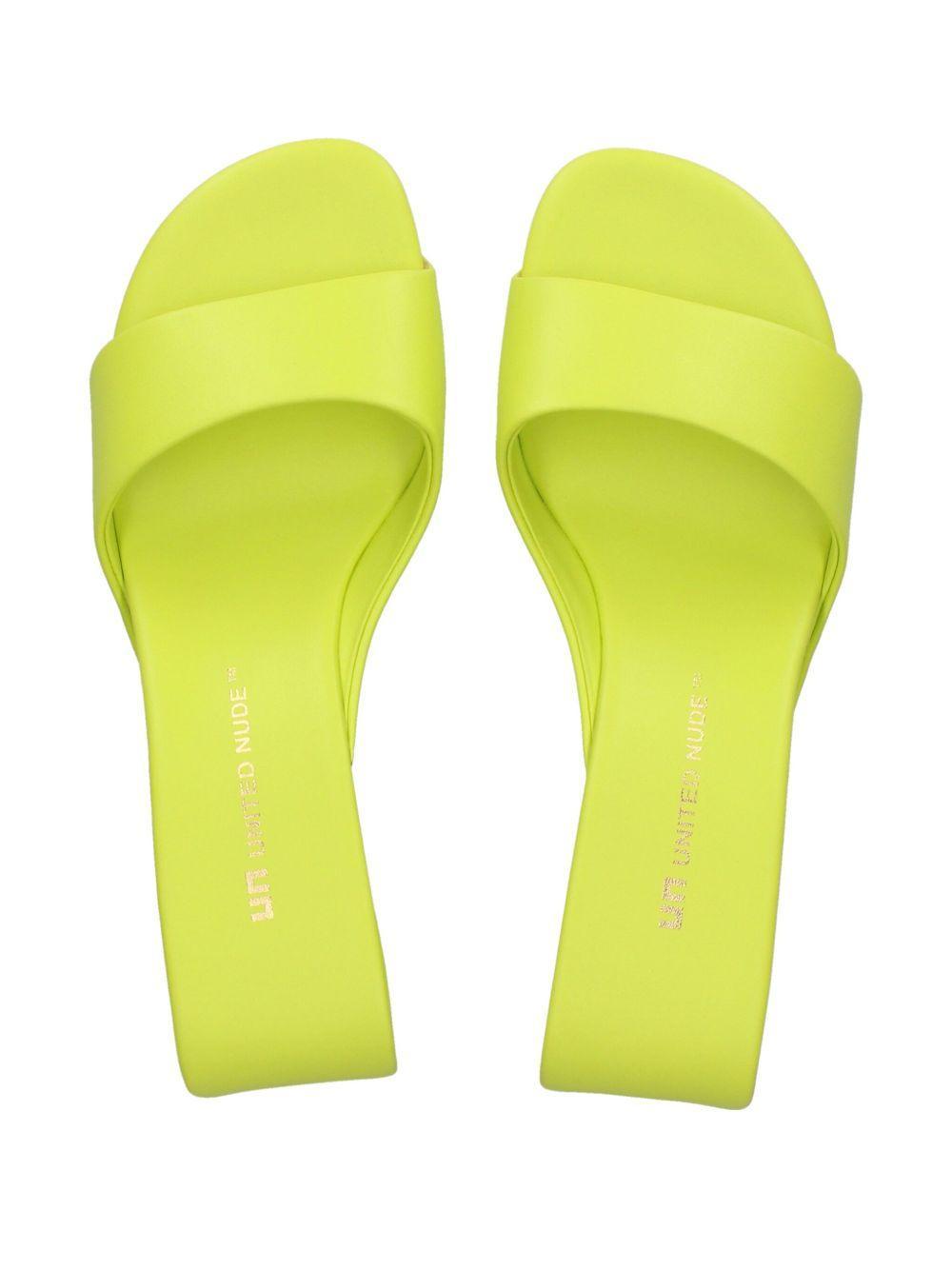 Mobius 65mm faux-leather mules Product Image