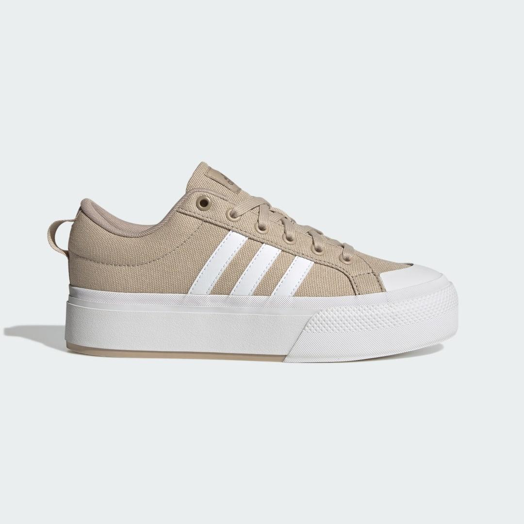 adidas Bravada 2.0 Platform Shoes Linen Green M 10 / W 11 Unisex Product Image