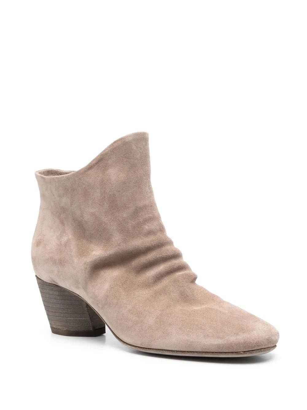 OFFICINE CREATIVE Stiefeletten Aus Wildleder 60mm In Neutrals Product Image
