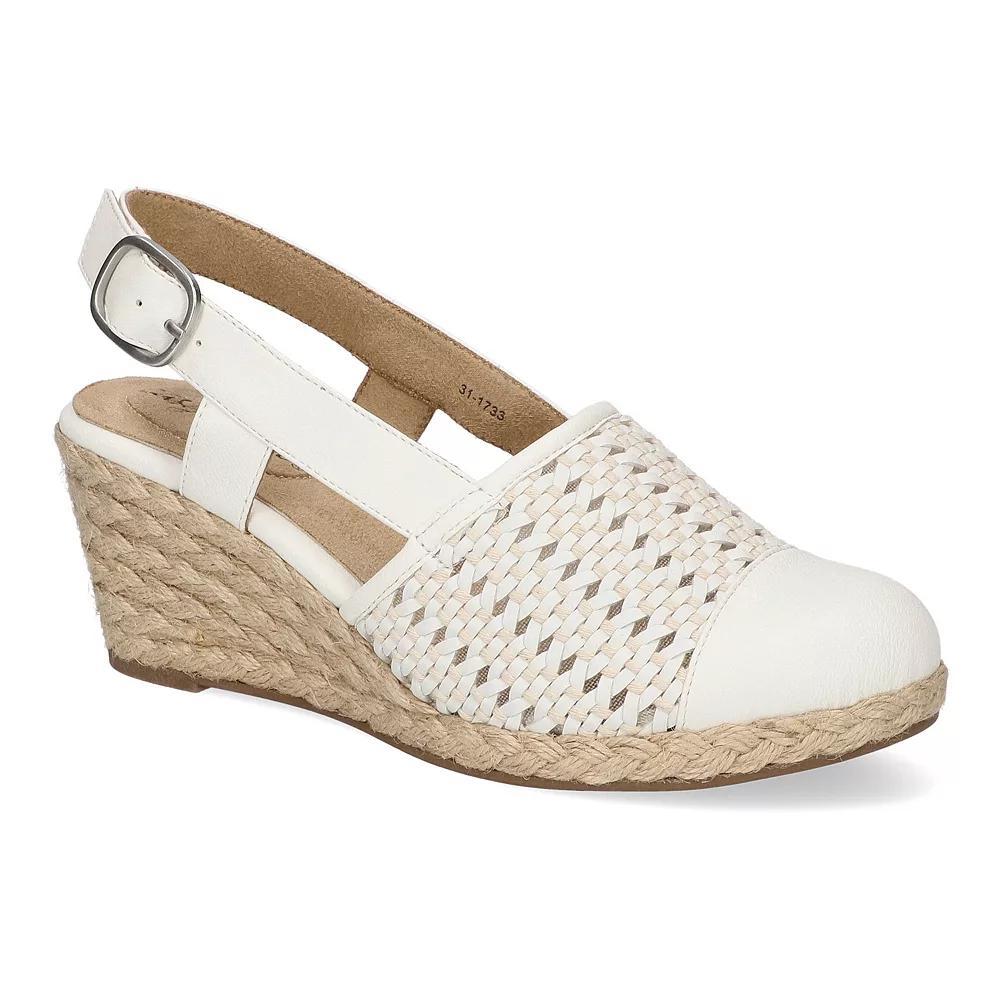 Easy Street Taffy Womens Slingback Espadrille Wedges Product Image