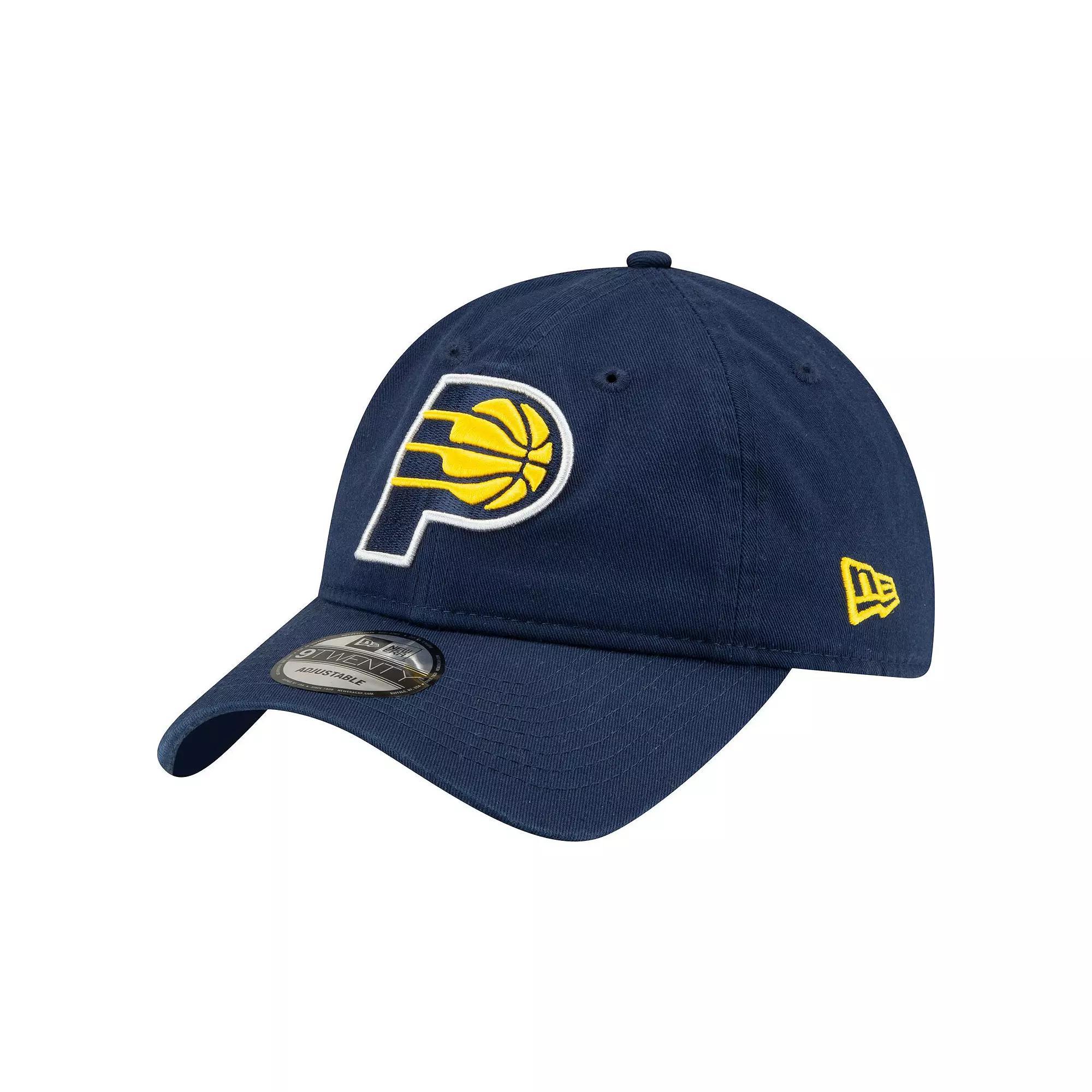Men's New Era Navy Indiana Pacers Team 2.0 9TWENTY Adjustable Hat, Blue Product Image