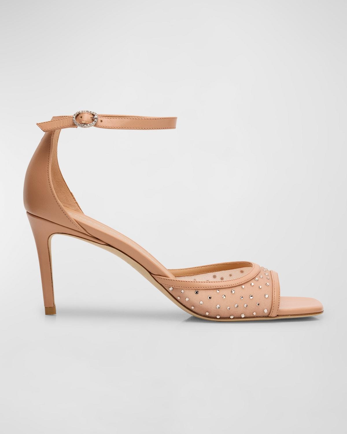 Stuart Weitzman Womens Nudistia 75 Embellished Sandals Product Image