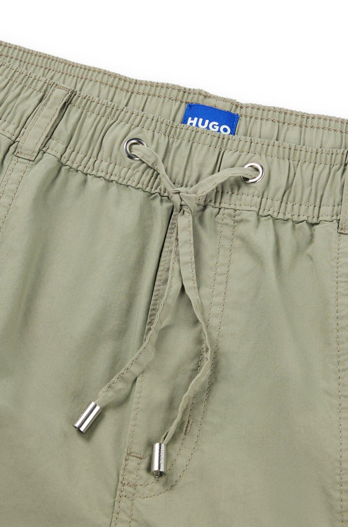 Relaxed-fit trousers in cotton canvas Product Image