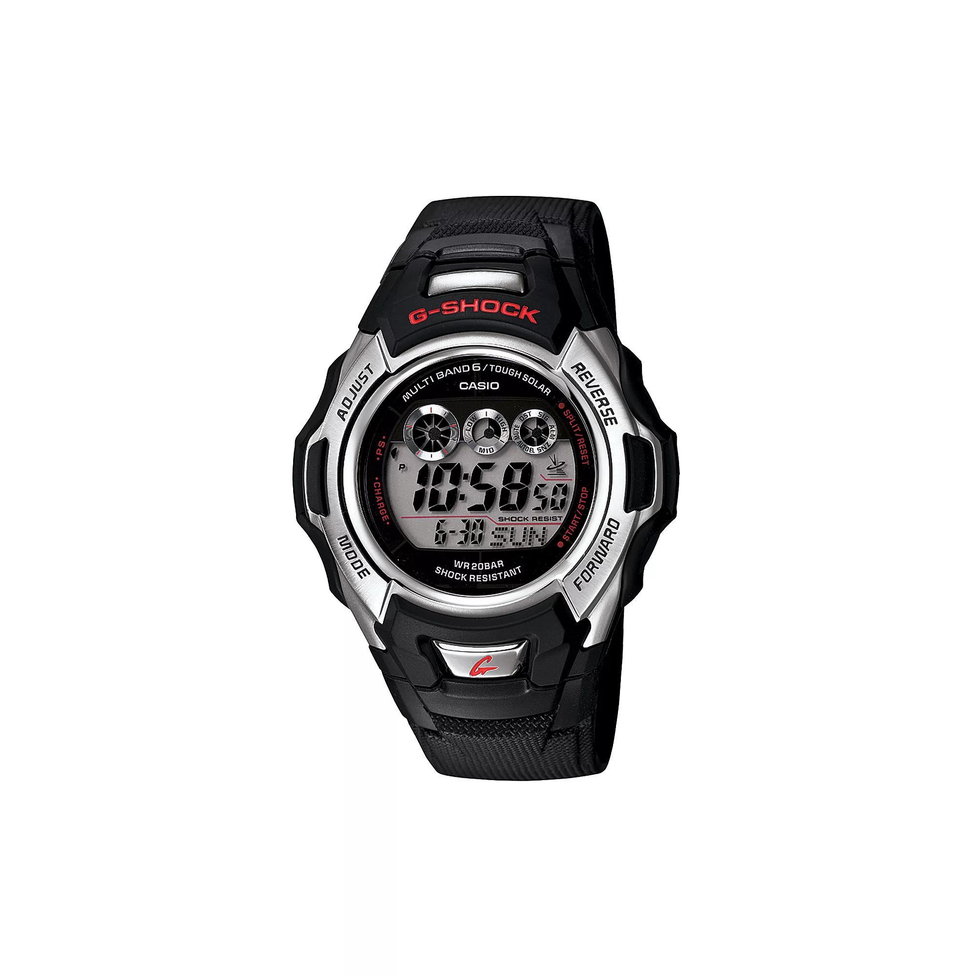 Casio Mens G-Shock Tough Solar Atomic Digital Chronograph Watch - GWM500A-1, Black Product Image