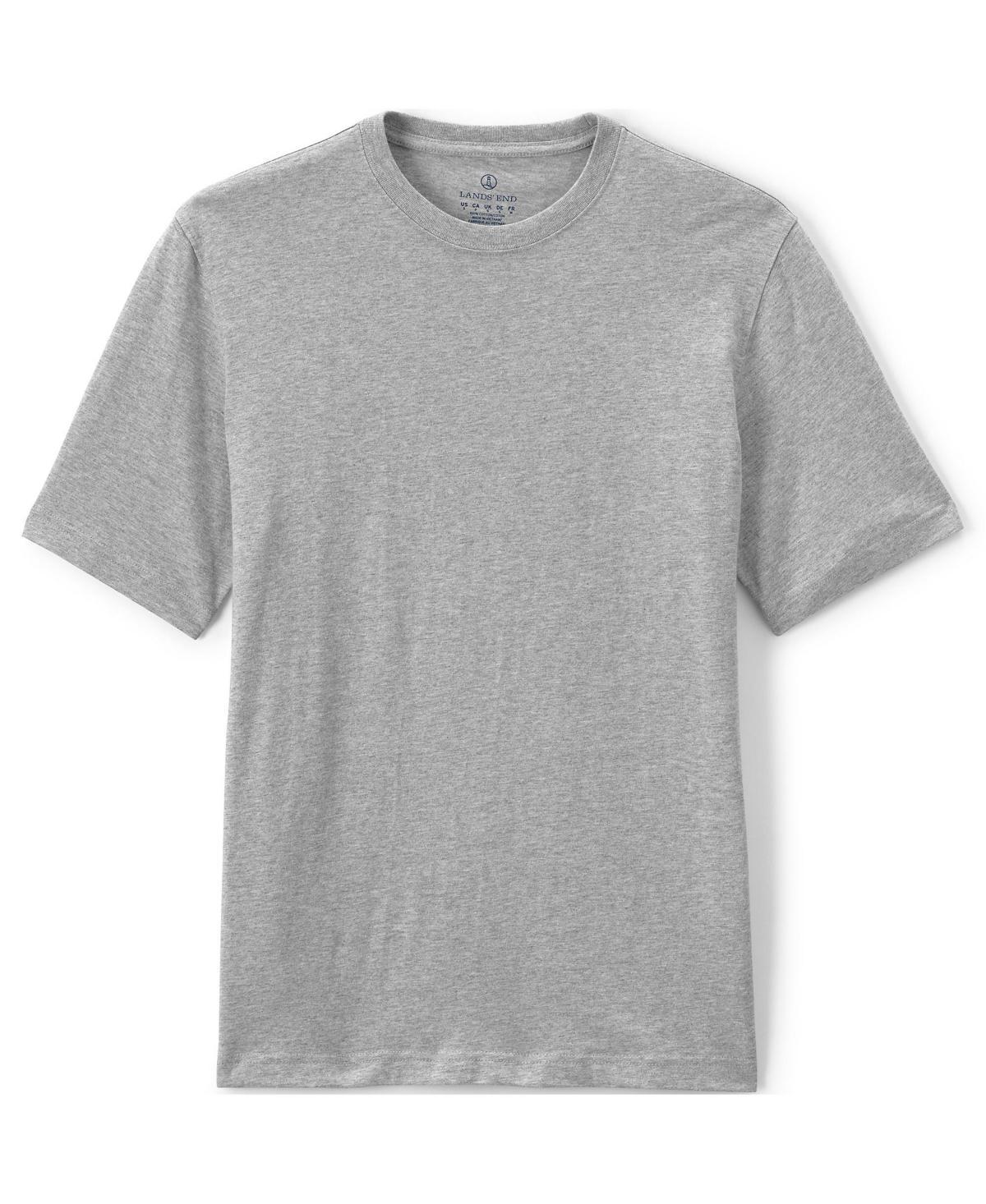 Men's Lands' End Essential Short Sleeve School Uniform T-shirt, Size: Small, Classic Blue Product Image