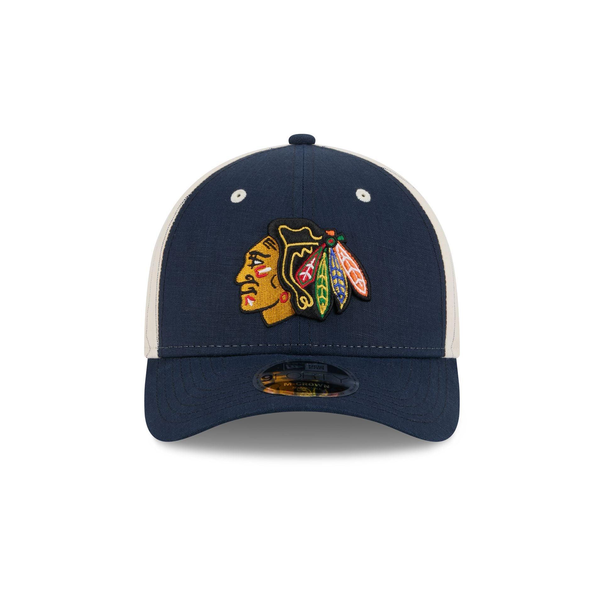 New York Rangers Linen 9FORTY M-Crown Snapback Hat Male Product Image