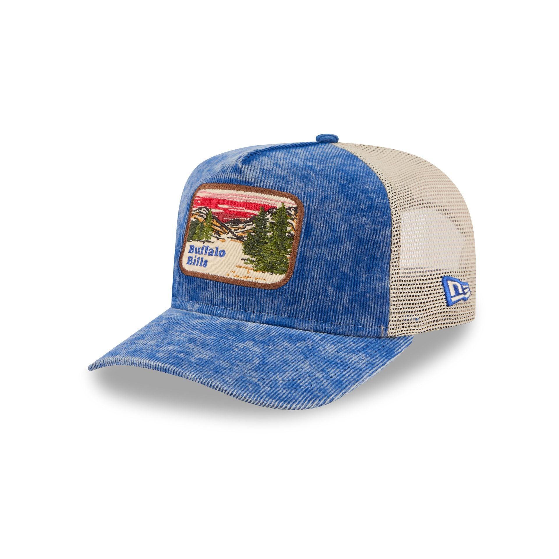 Buffalo Bills Vintage Landscape 9FIFTY A-Frame Trucker Hat Male Product Image