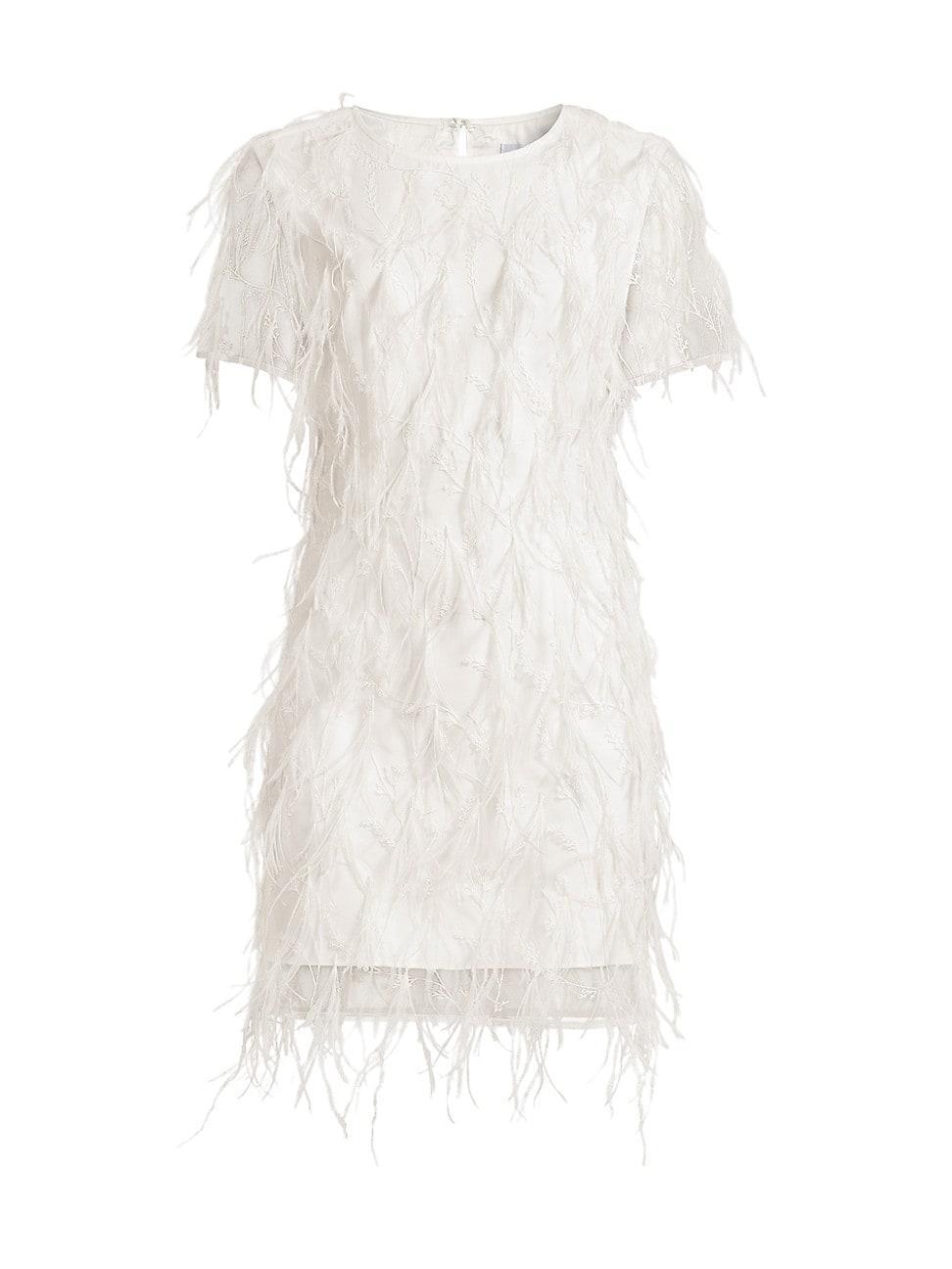 Womens Rana Feather Shift Dress Product Image